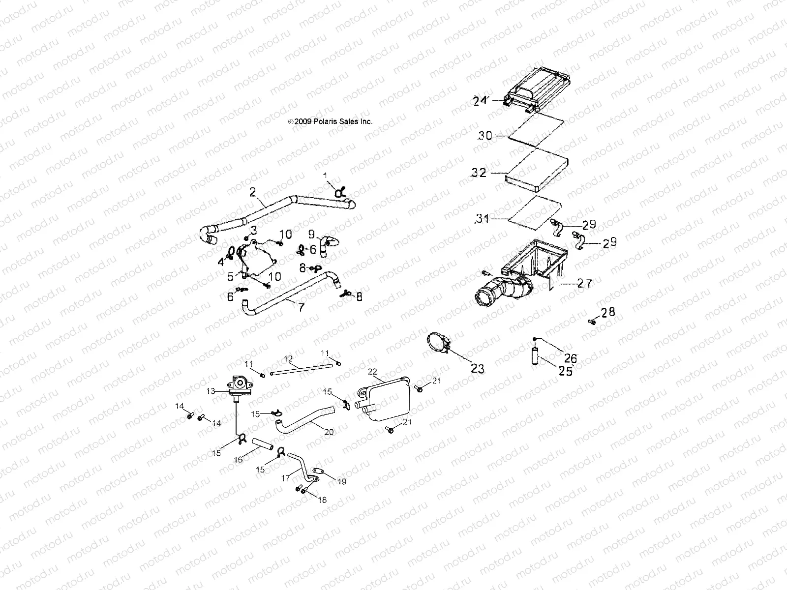 ENGINE | ENGINE, AIR INTAKE SYSTEM - A16YAK05AD/AF (A00025)