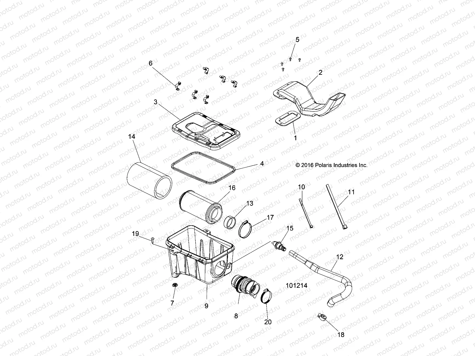 ENGINE | ENGINE, AIR INTAKE SYSTEM - A17SES57C1/C2/C7/CL/E1/E2/E7/EL/SET57C1/C2/E1/E2