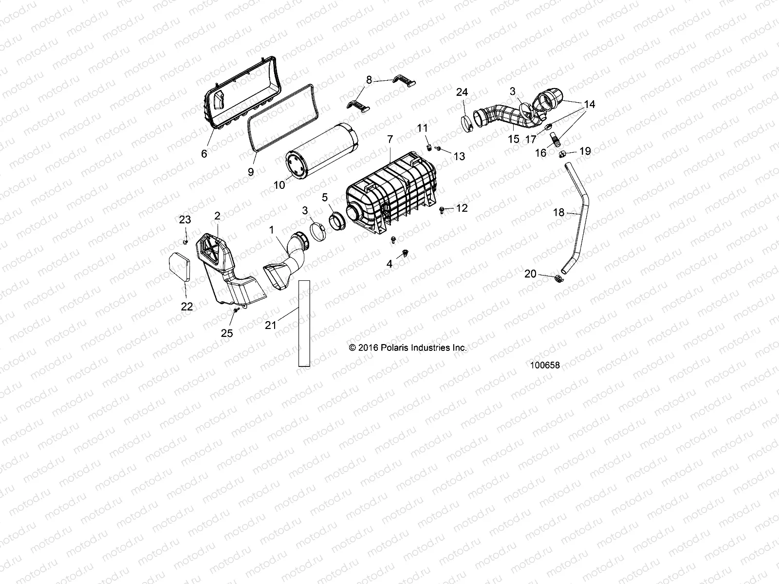 ENGINE | ENGINE, AIR INTAKE SYSTEM - A18DCE87BB (100658)