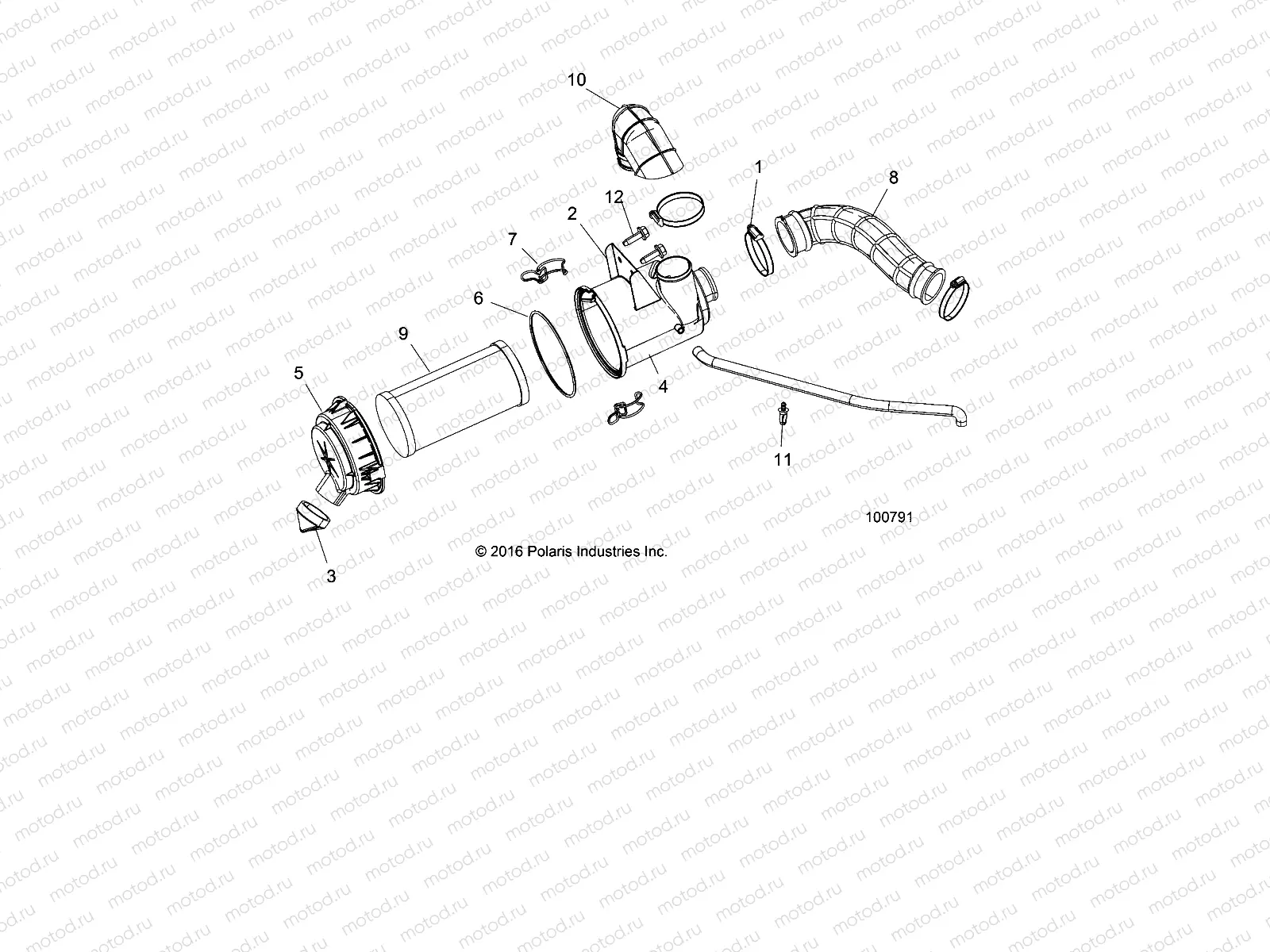ENGINE | ENGINE, AIR INTAKE SYSTEM - A18HZA15N4 (100791)