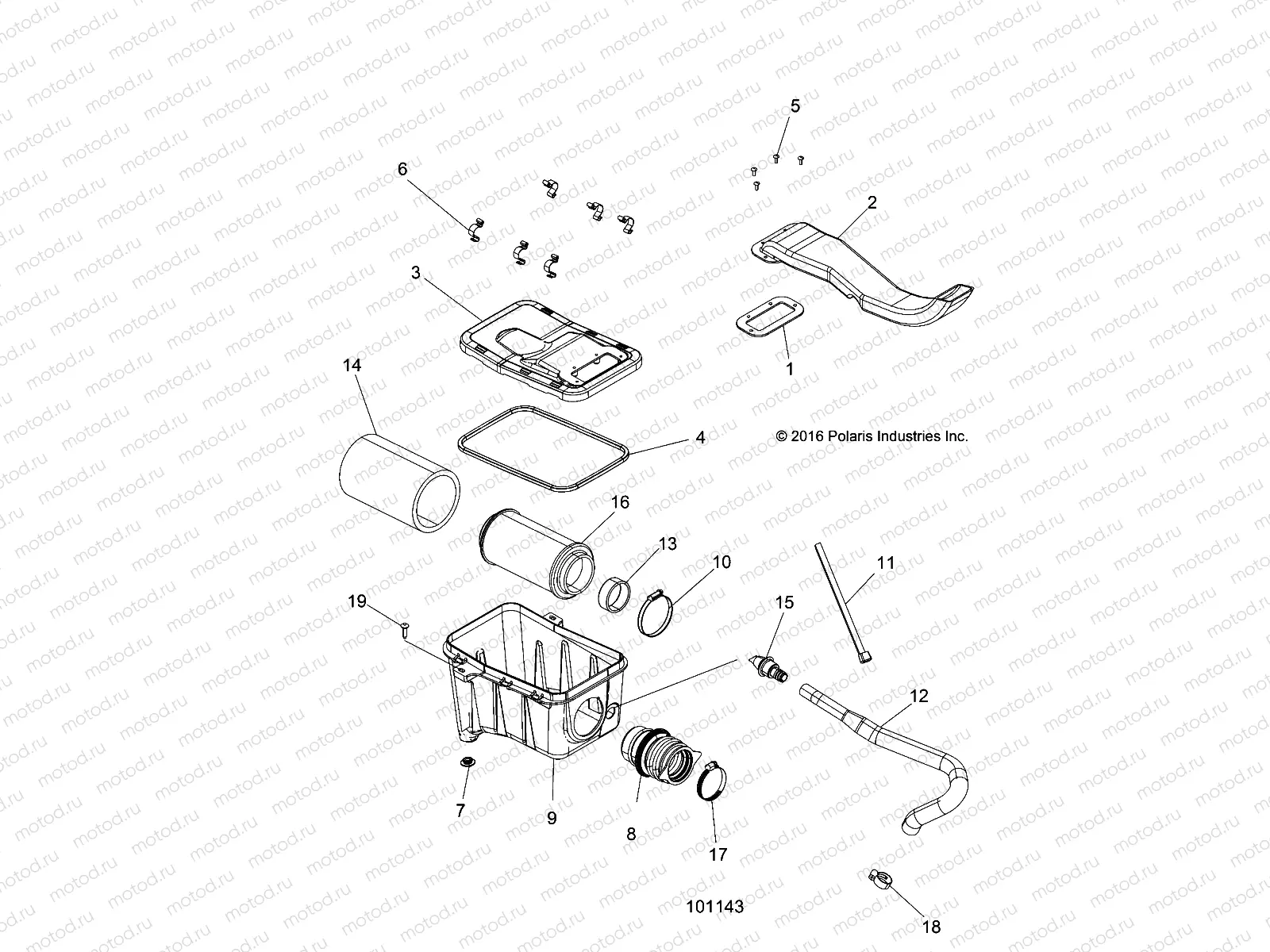 ENGINE | ENGINE, AIR INTAKE SYSTEM - A19SDA57R1/SDE57R1