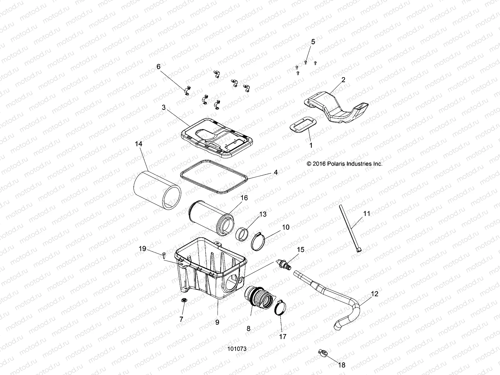 ENGINE | ENGINE, AIR INTAKE SYSTEM - A19SEP57P1/SES57P5/7/SET57P1/7 (101073)