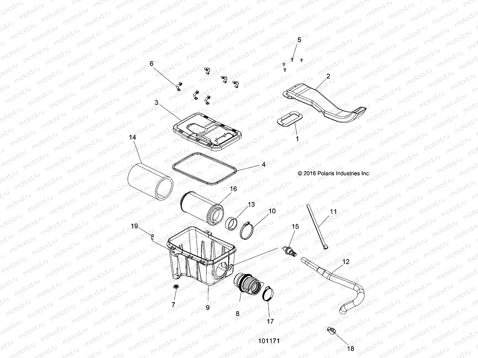 ENGINE | ENGINE, AIR INTAKE SYSTEM - A20SUE57D5 (101171)
