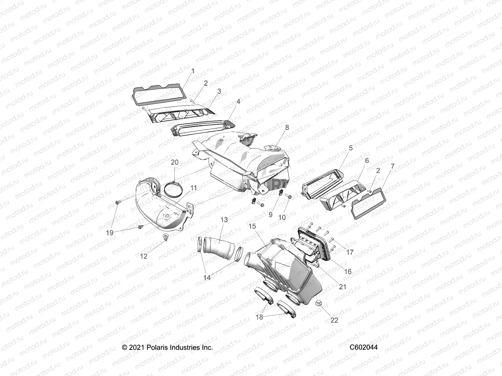 ENGINE | ENGINE, AIR INTAKE SYSTEM, BOOST - S22TGM8MS/8ME/TGW8MS/8ME ALL OPTIONS (C602044)
