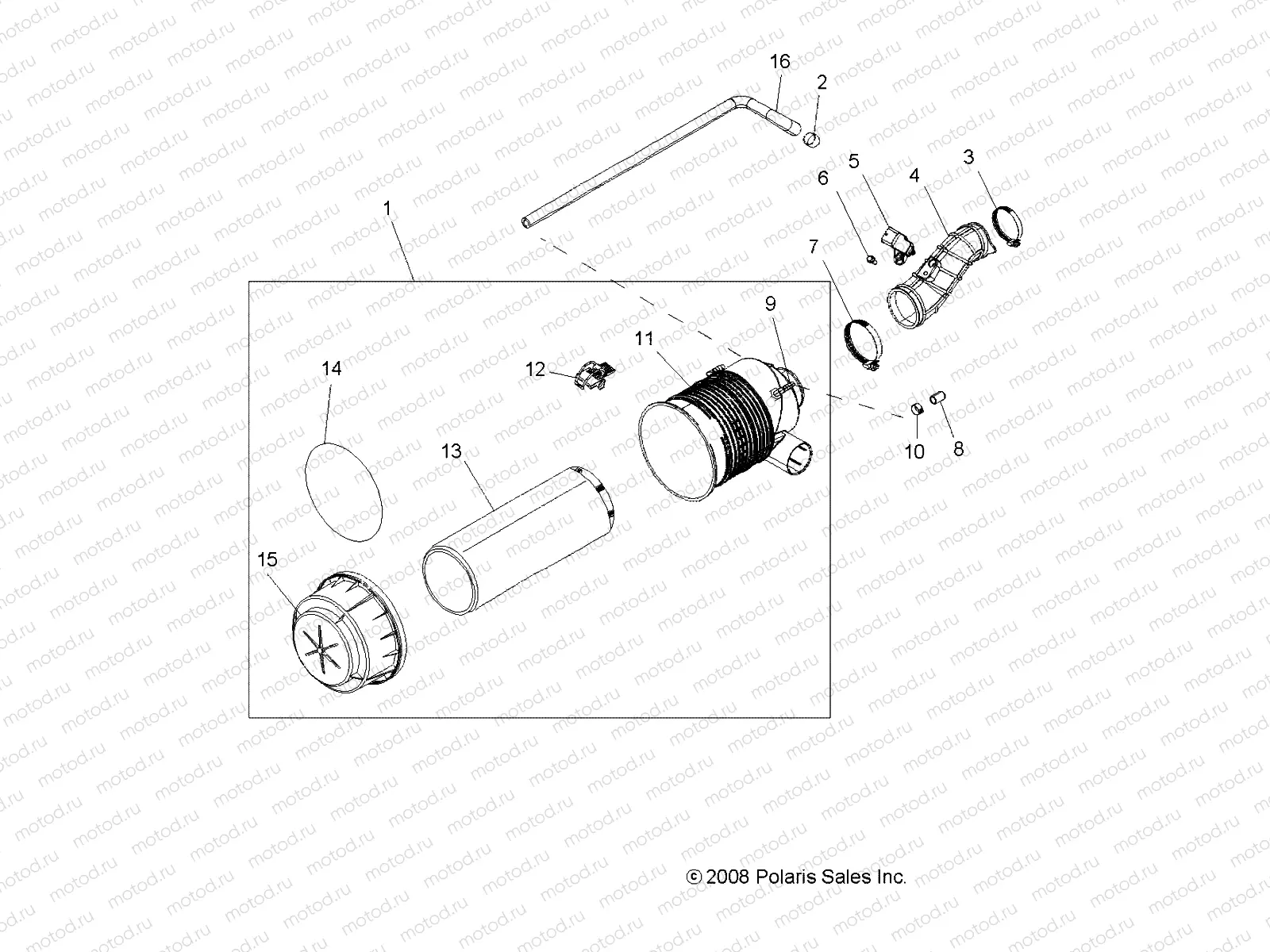 ENGINE | ENGINE, AIR INTAKE SYSTEM - R10WH76AG/AH/AR/AV/WY76AW/AZ (49RGRAIRBOX09CREW)