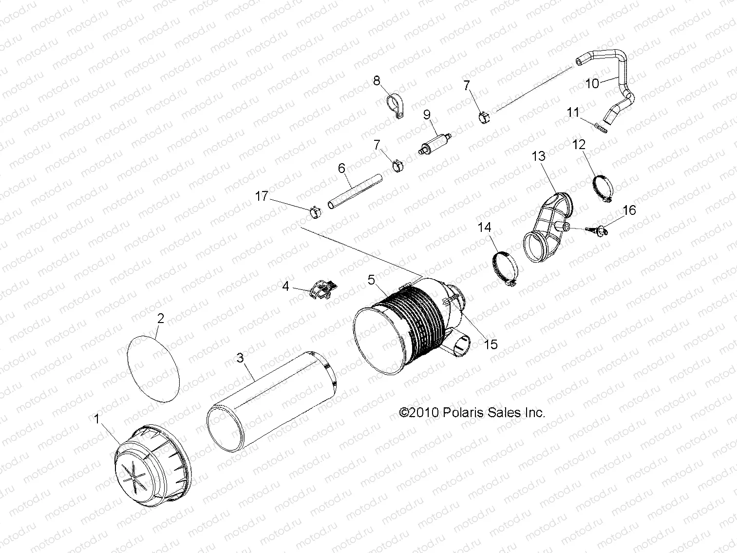 ENGINE | ENGINE, AIR INTAKE SYSTEM - R11WH50AG/AH/AR (49RGRAIRBOX11500CREW)