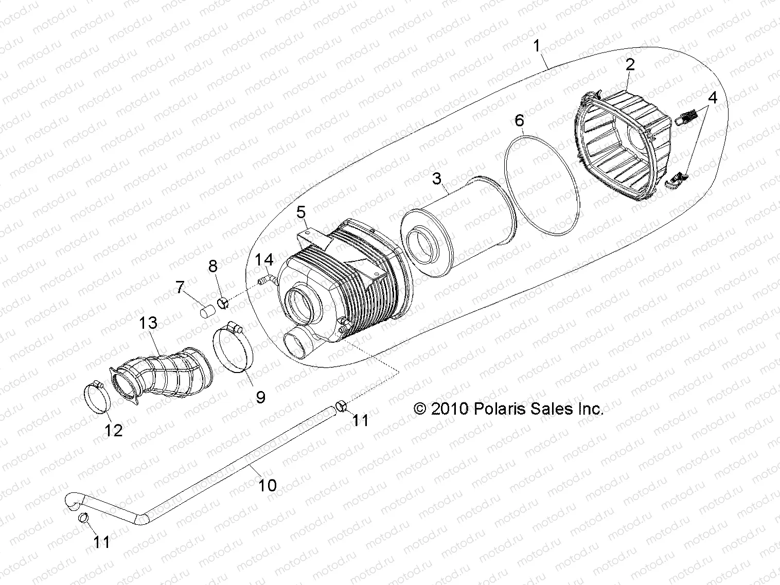 ENGINE | ENGINE, AIR INTAKE SYSTEM - R11WH76AG/AR/WY76AE/AH/AJ (49RGRAIRBOX118004X4)