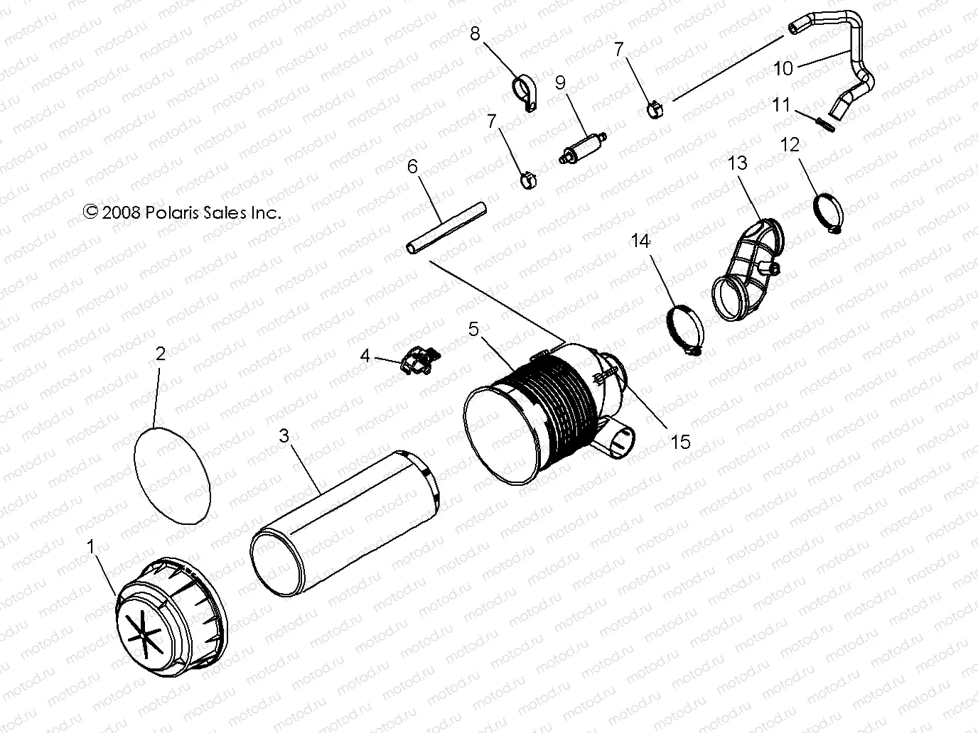 ENGINE | ENGINE, AIR INTAKE SYSTEM - R13RH45AG (49RGRAIRBOX10)