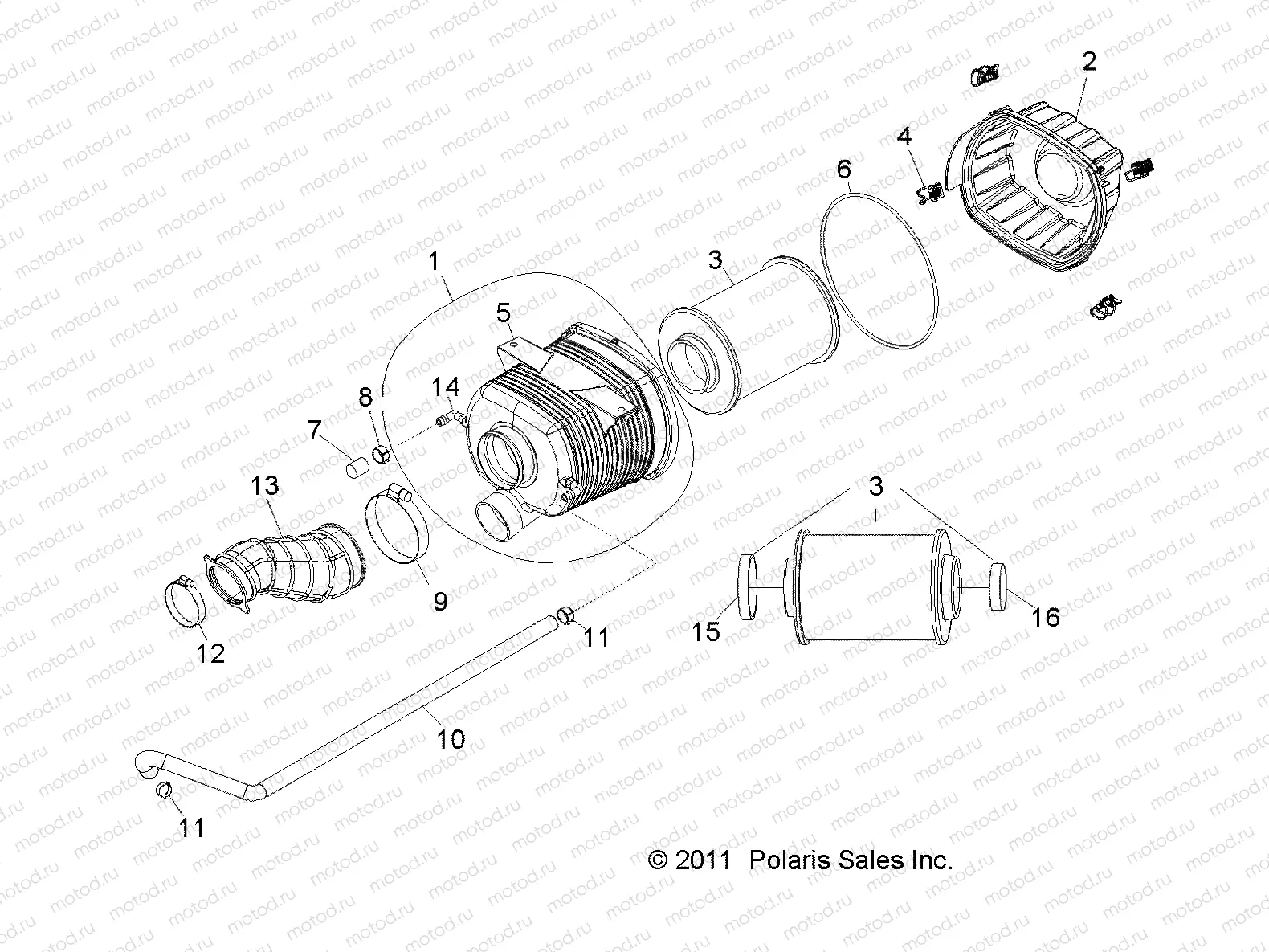 ENGINE | ENGINE, AIR INTAKE SYSTEM - R14WH76AA (49RGRAIRBOX12CREW)