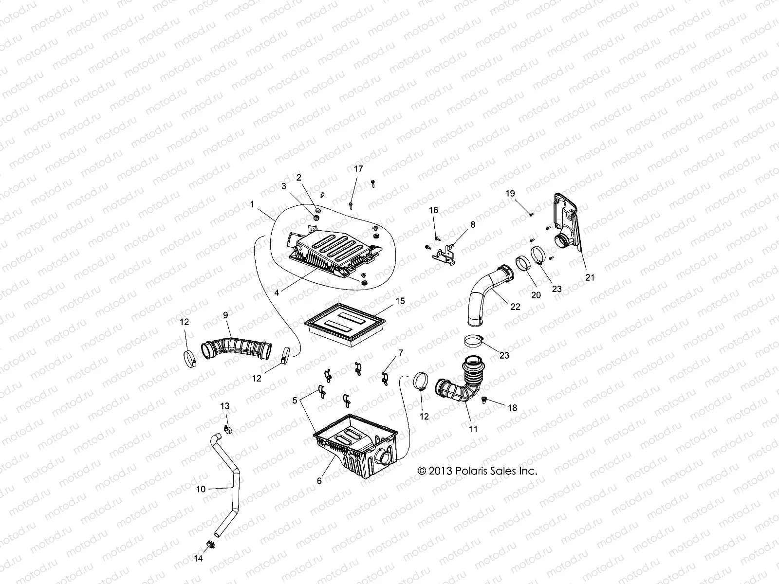 ENGINE | ENGINE, AIR INTAKE SYSTEM - R15RTA/E87 ALL OPTIONS (49RGRAIRBOX14900XP)