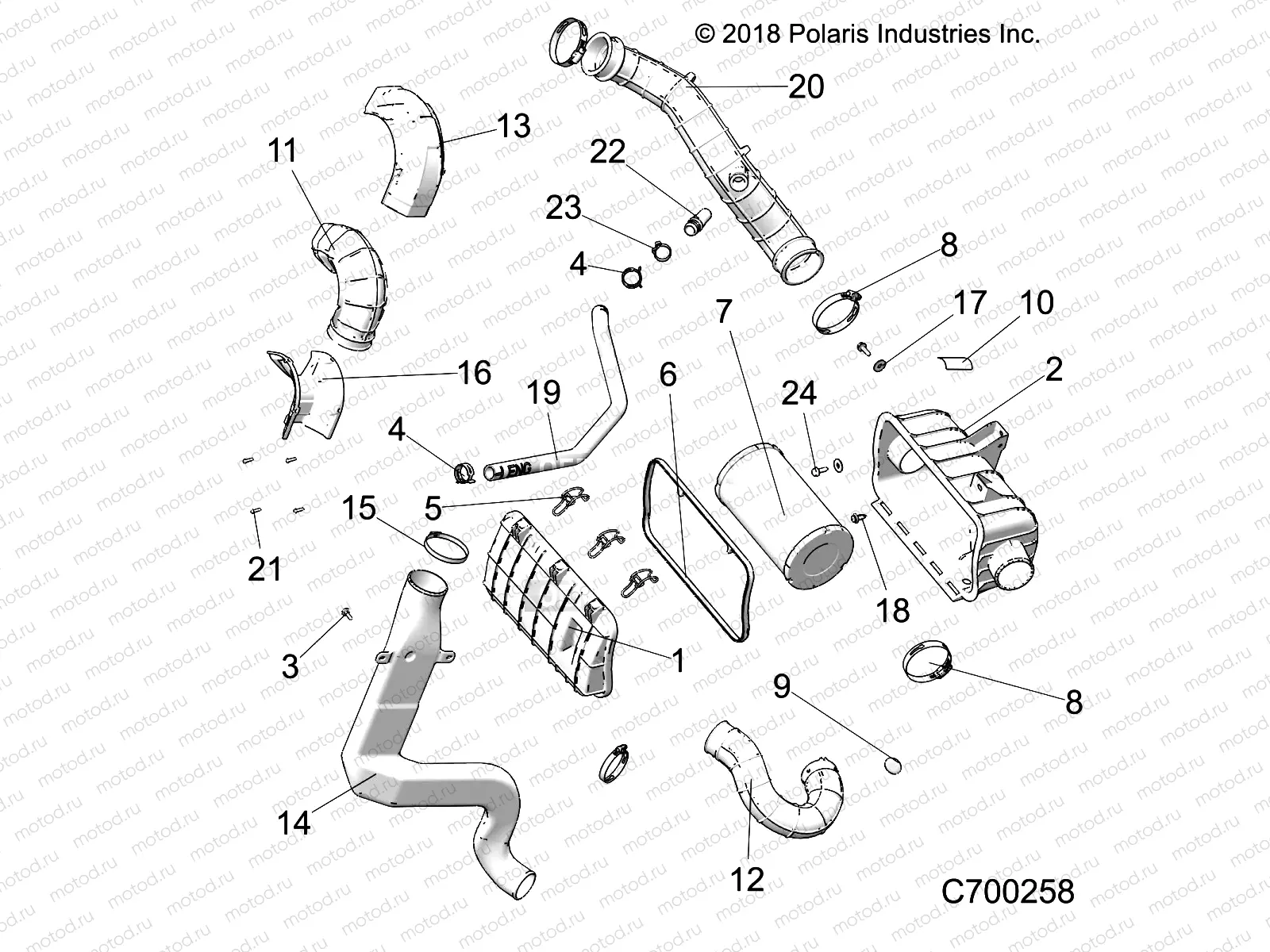 ENGINE | ENGINE, AIR INTAKE SYSTEM - R19RRB99A9 (C700258)