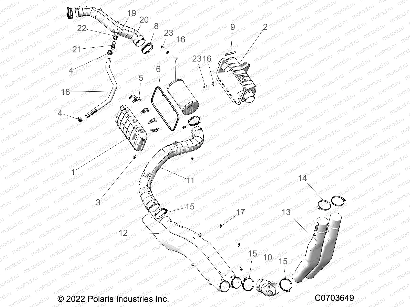 ENGINE | ENGINE, AIR INTAKE SYSTEM - R22RRJ99A9/B9 (C0703649)