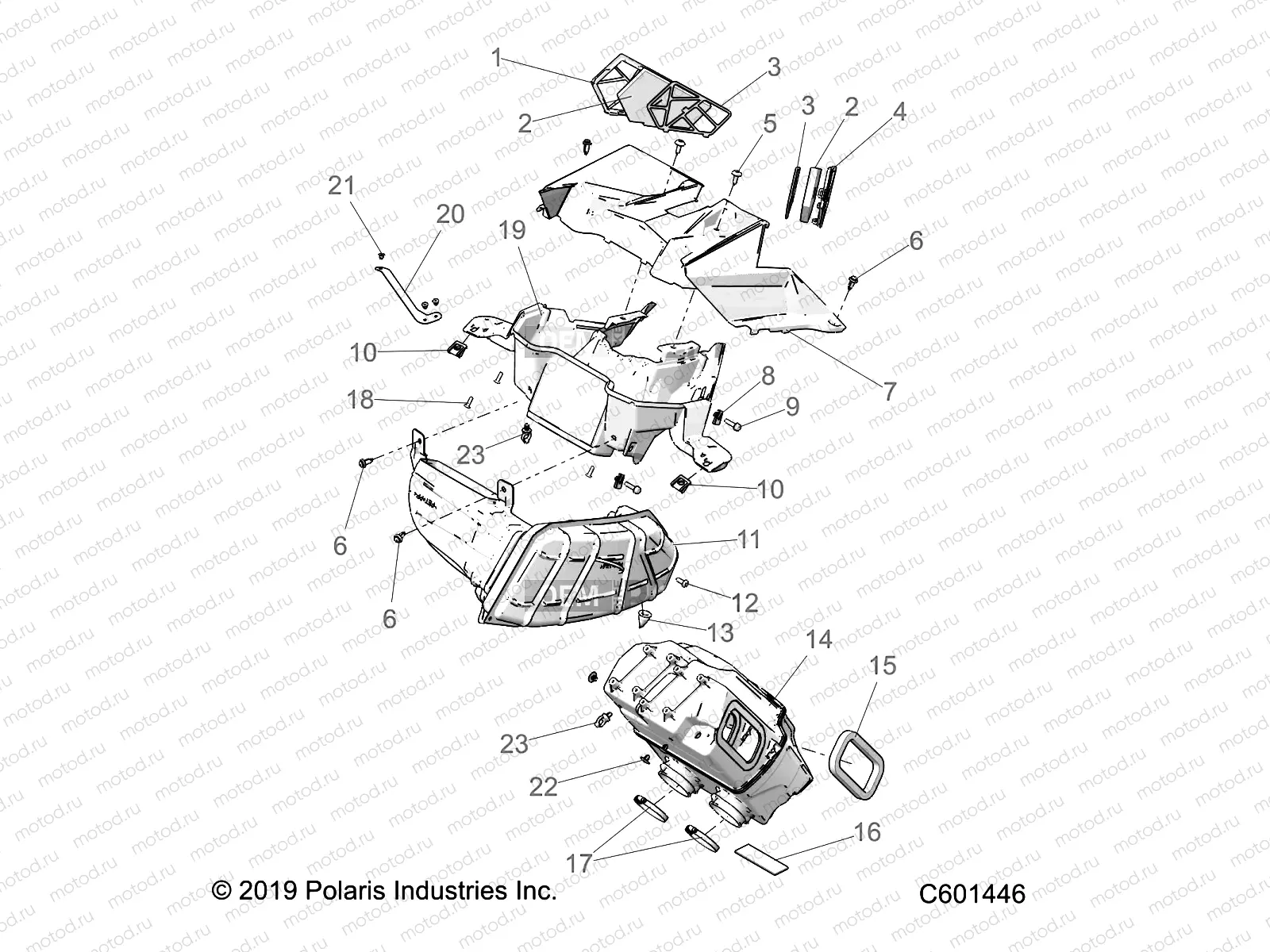 ENGINE | ENGINE, AIR INTAKE SYSTEM - S21DDL8RS ALL OPTIONS (C601446)