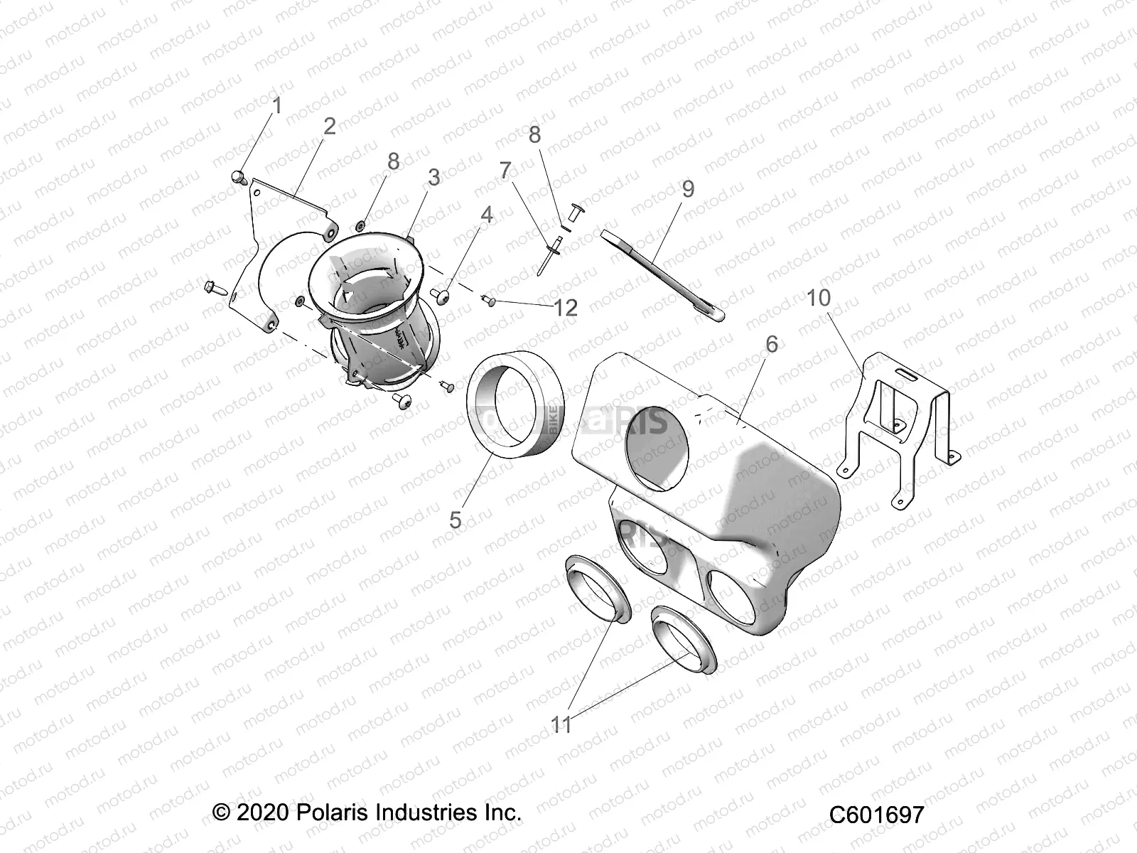 ENGINE | ENGINE, AIR INTAKE SYSTEM - S22MDX6DSA/6DEA (C601697)