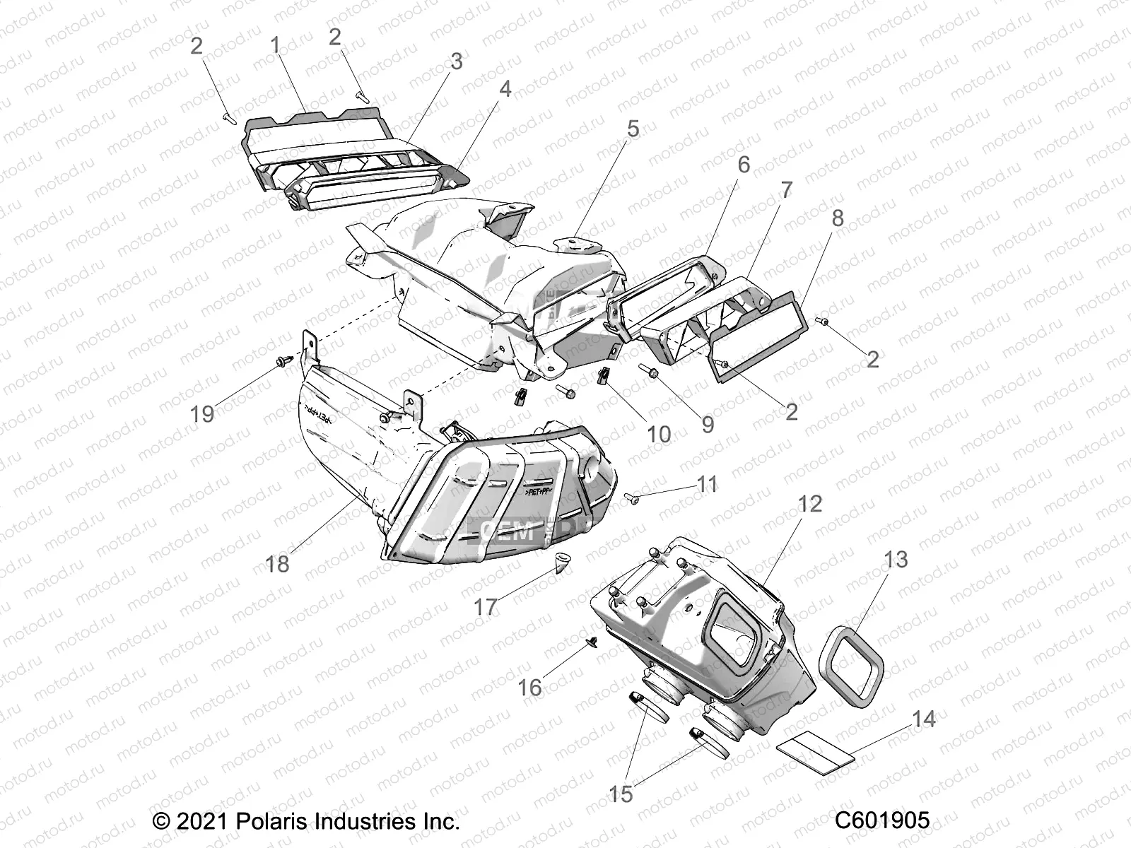 ENGINE | ENGINE, AIR INTAKE SYSTEM - S22TDL6KSA ALL OPTIONS (C601625)