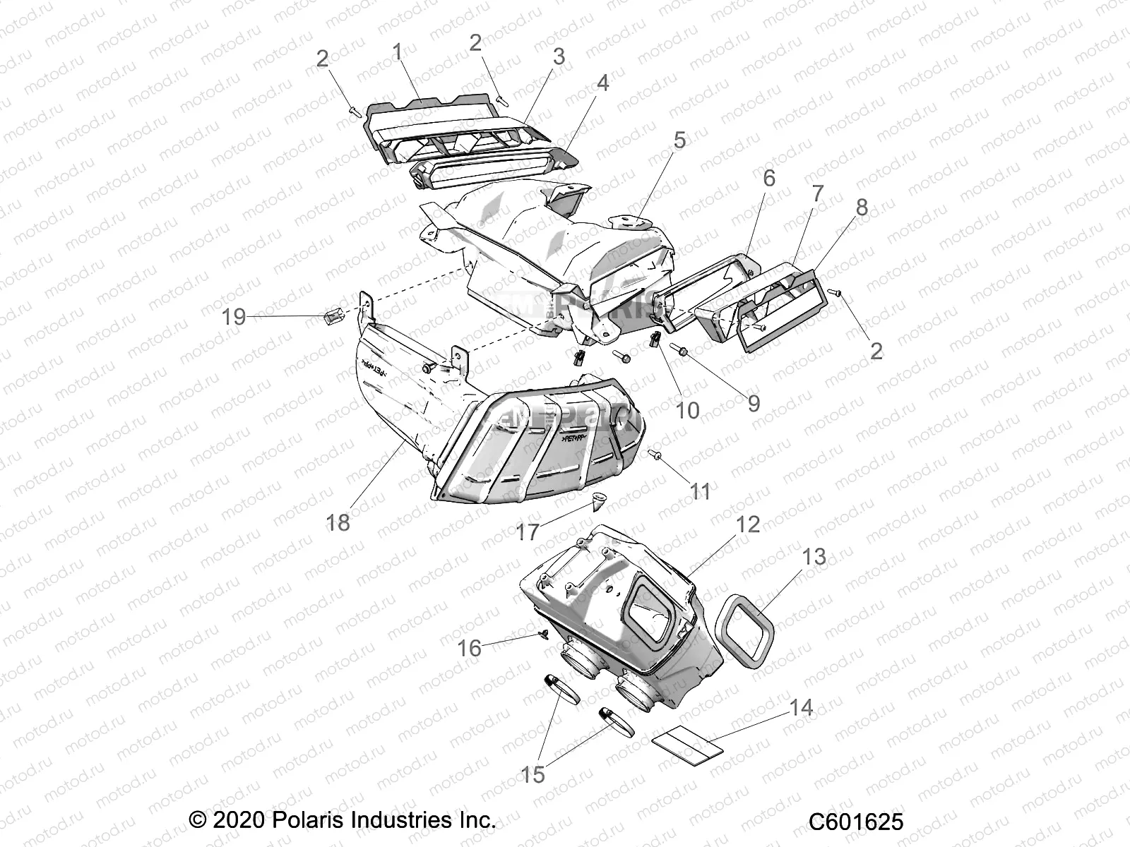ENGINE | ENGINE, AIR INTAKE SYSTEM - S23TDP8RS (C601625)