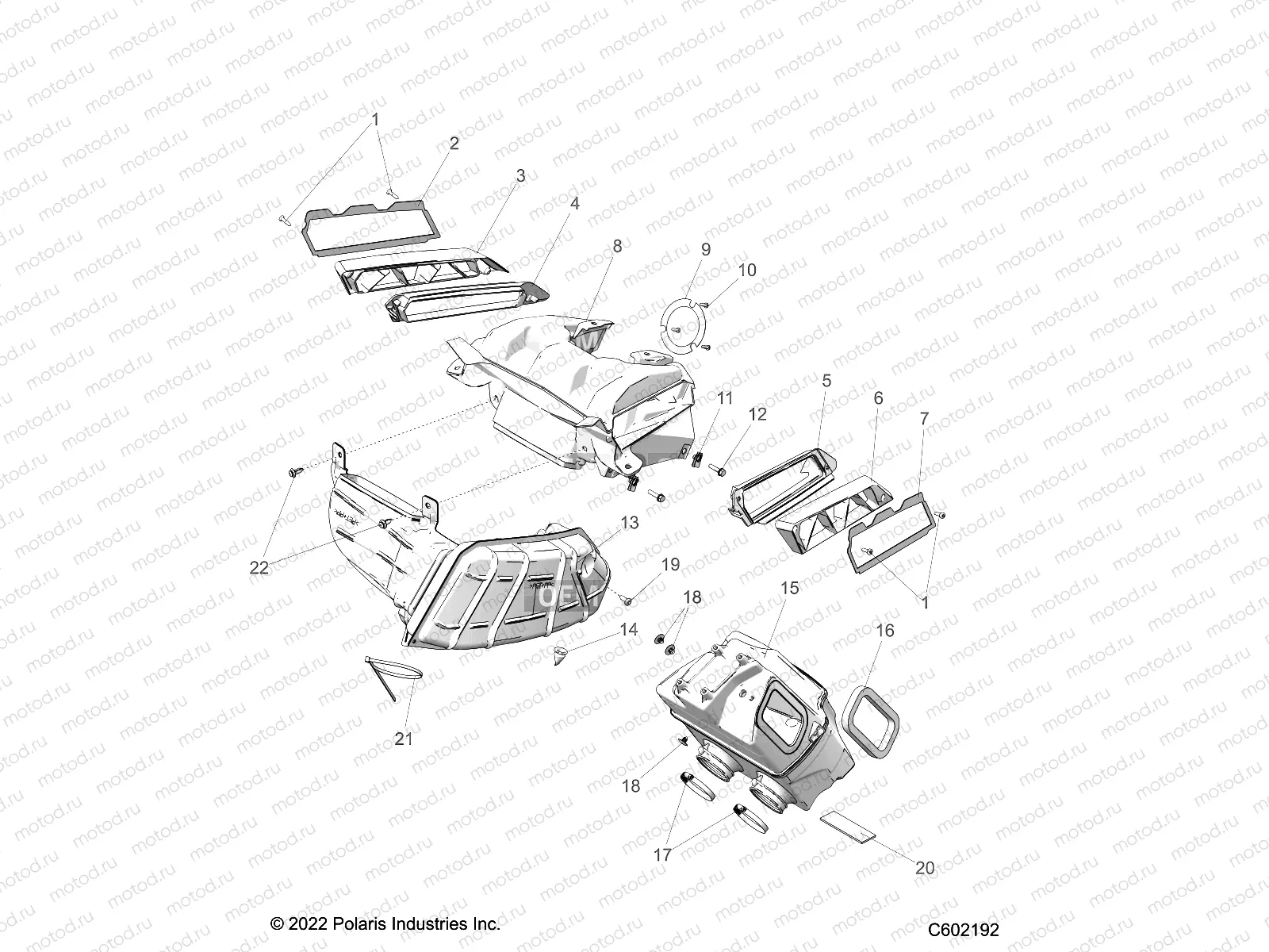 ENGINE | ENGINE, AIR INTAKE SYSTEM - S23TFK6RS (C602192)