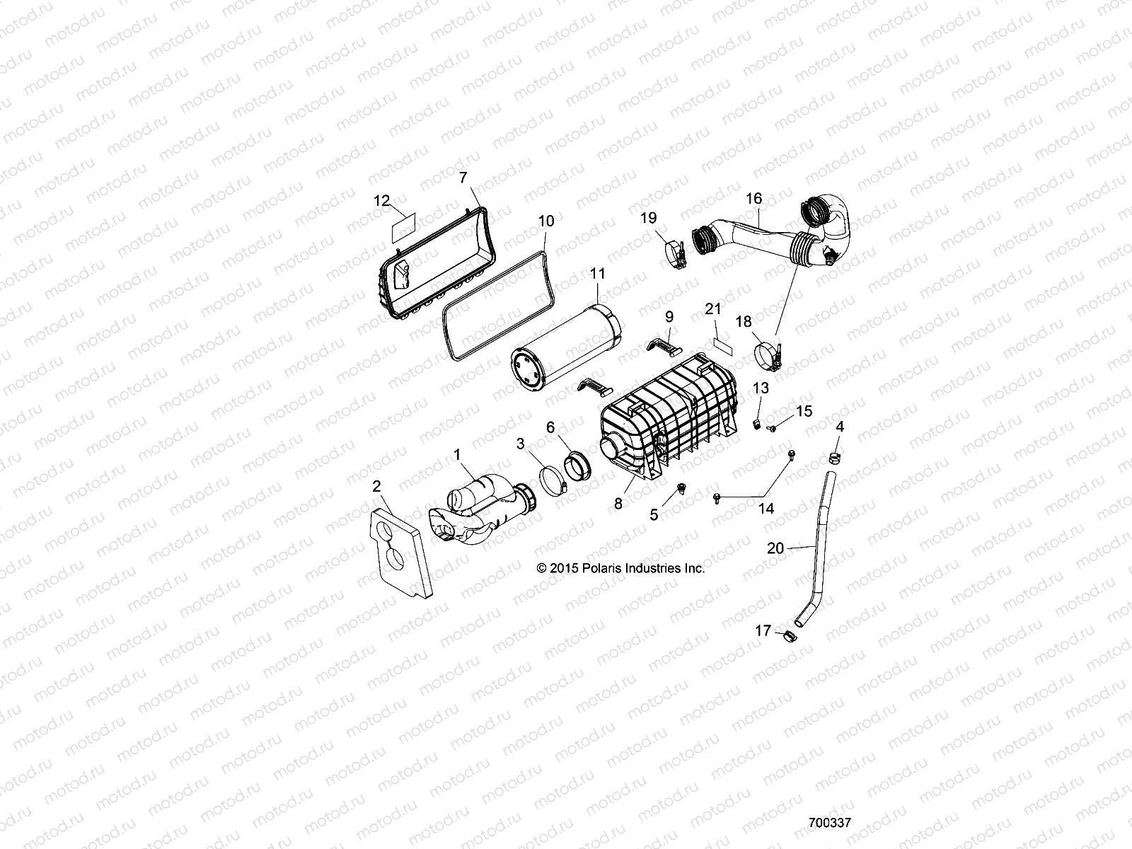 ENGINE | ENGINE, AIR INTAKE SYSTEM - Z16VCE87AB/AR/AE/AS (700337)