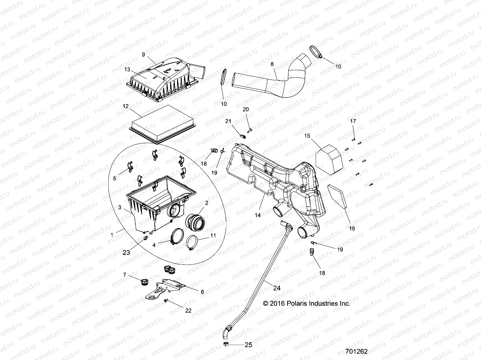 ENGINE | ENGINE, AIR INTAKE SYSTEM - Z17VJE57AR (701262)