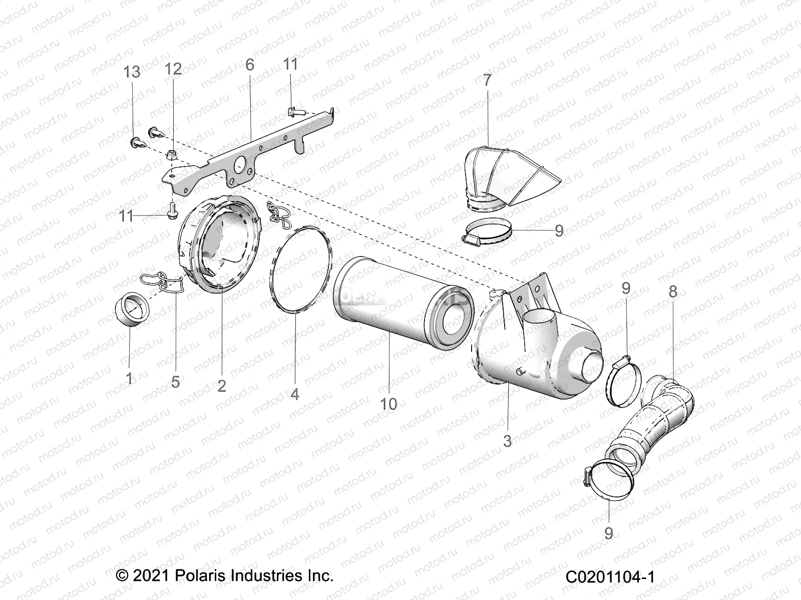 ENGINE | ENGINE, AIR INTAKE SYSTEM - Z21HCB18B2 (C0201104-1)