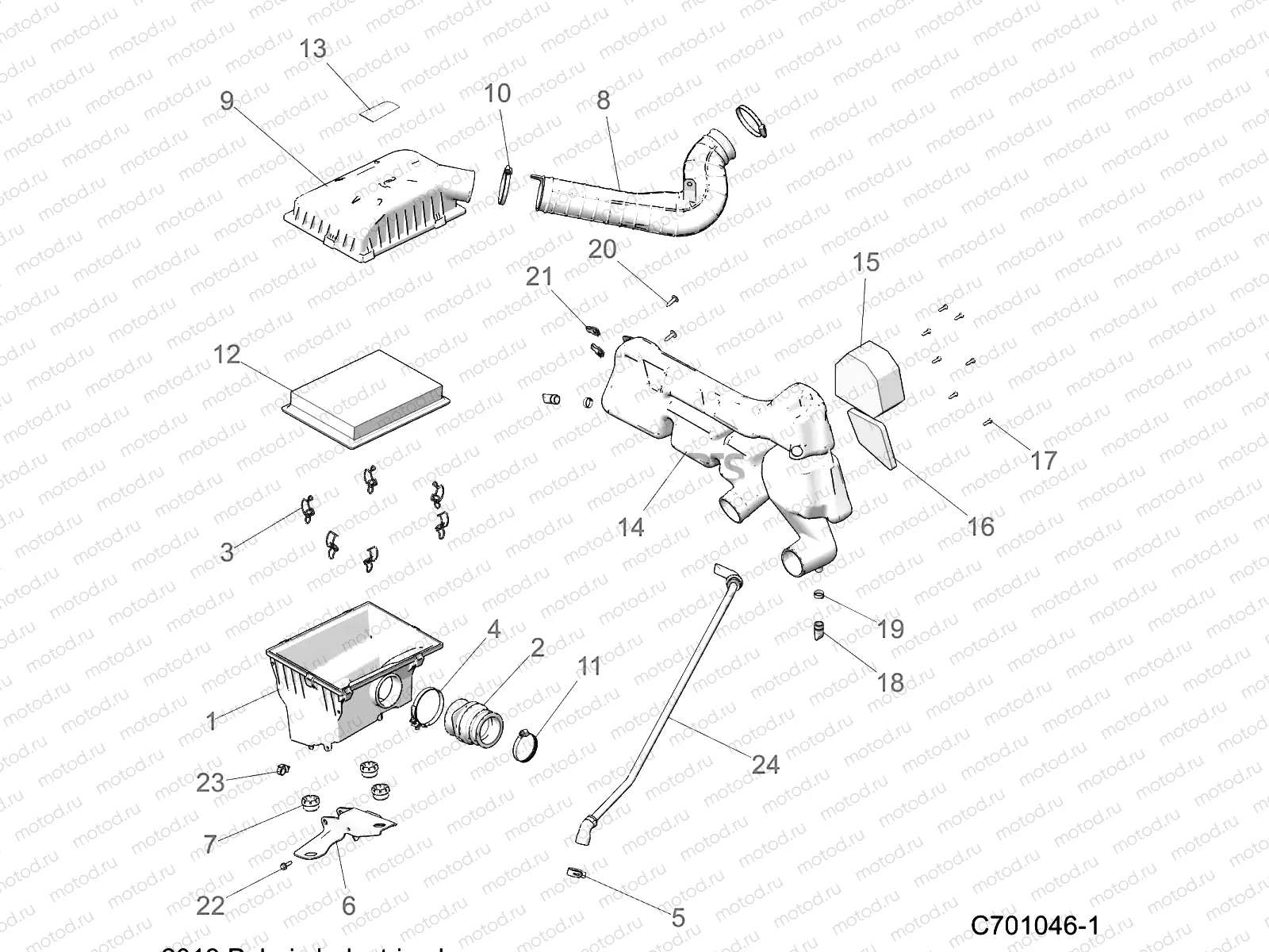 ENGINE | ENGINE, AIR INTAKE SYSTEM - Z22CHA57A2/K2 (C701046-1)