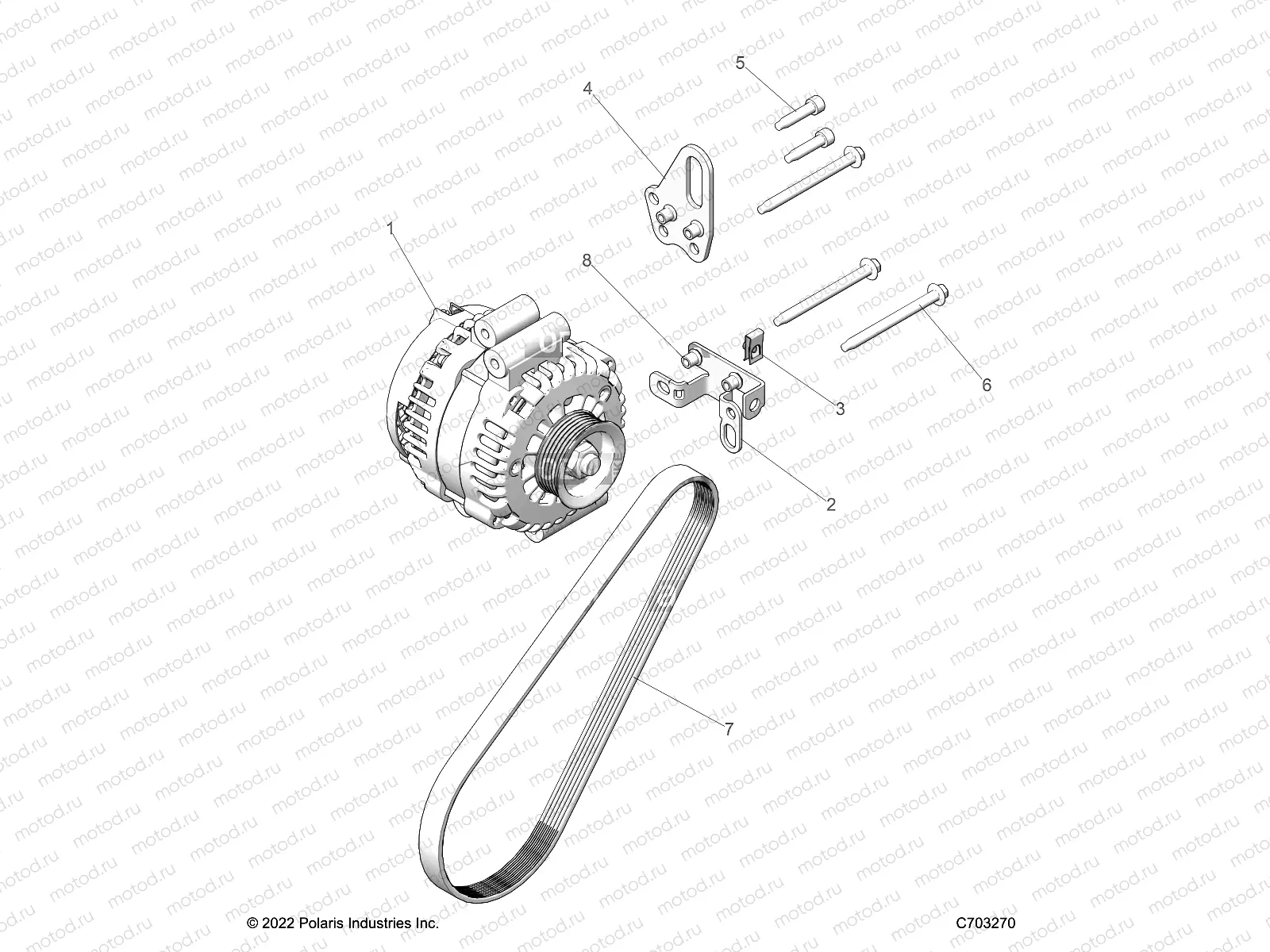 ENGINE | ENGINE, ALTERNATOR - Z23RMC2KAJ/BJ (C703270)