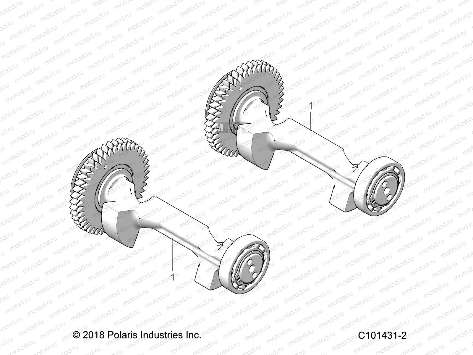 ENGINE | ENGINE, BALANCE SHAFT - A23SYE95PM (C101431-2)
