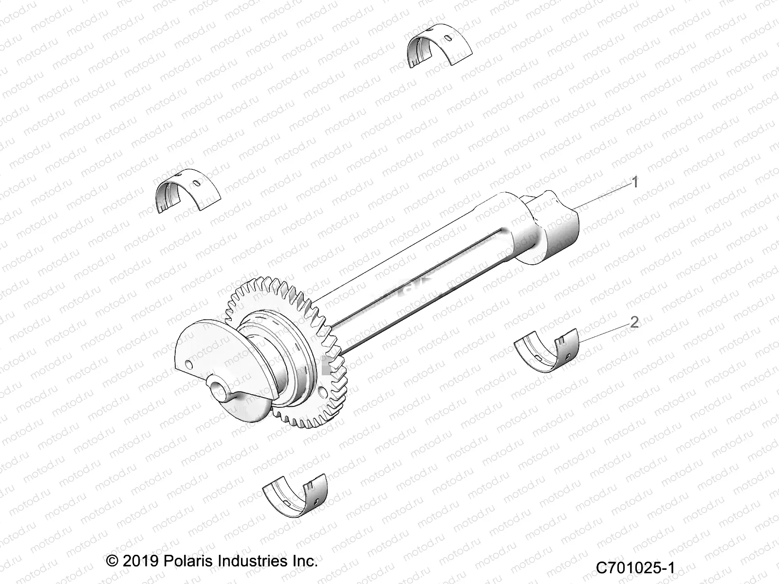 ENGINE | ENGINE, BALANCER - Z20A5A87B2/E87BP/BK/BX (C701025-1)