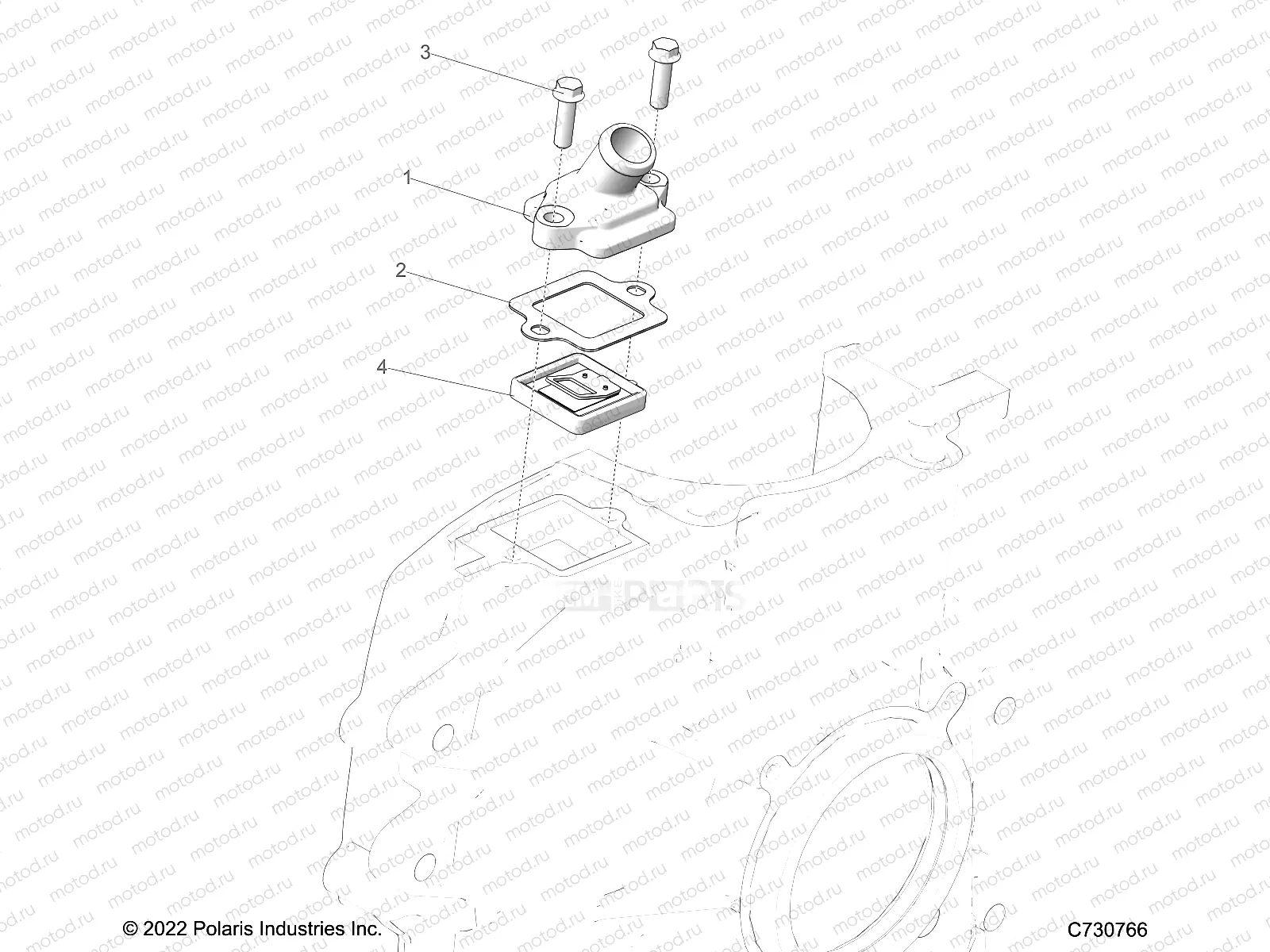 ENGINE | ENGINE, BREATHER - R23MAA57F1/SC9/CK/F1/F9 (C730766)