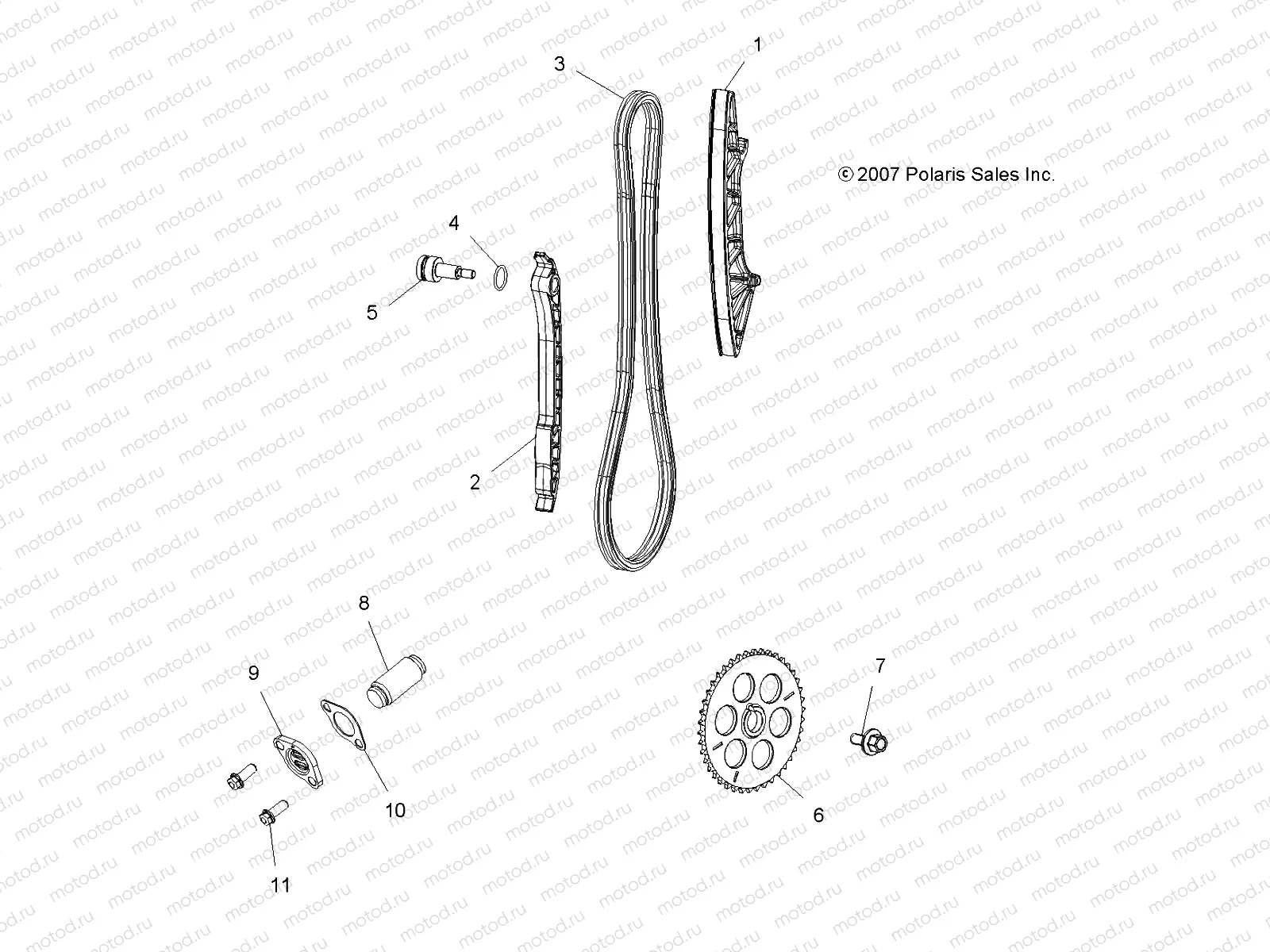 ENGINE | ENGINE, CAM CHAIN - A13GH8EFK (49ATVCAMCHAIN09Q60)
