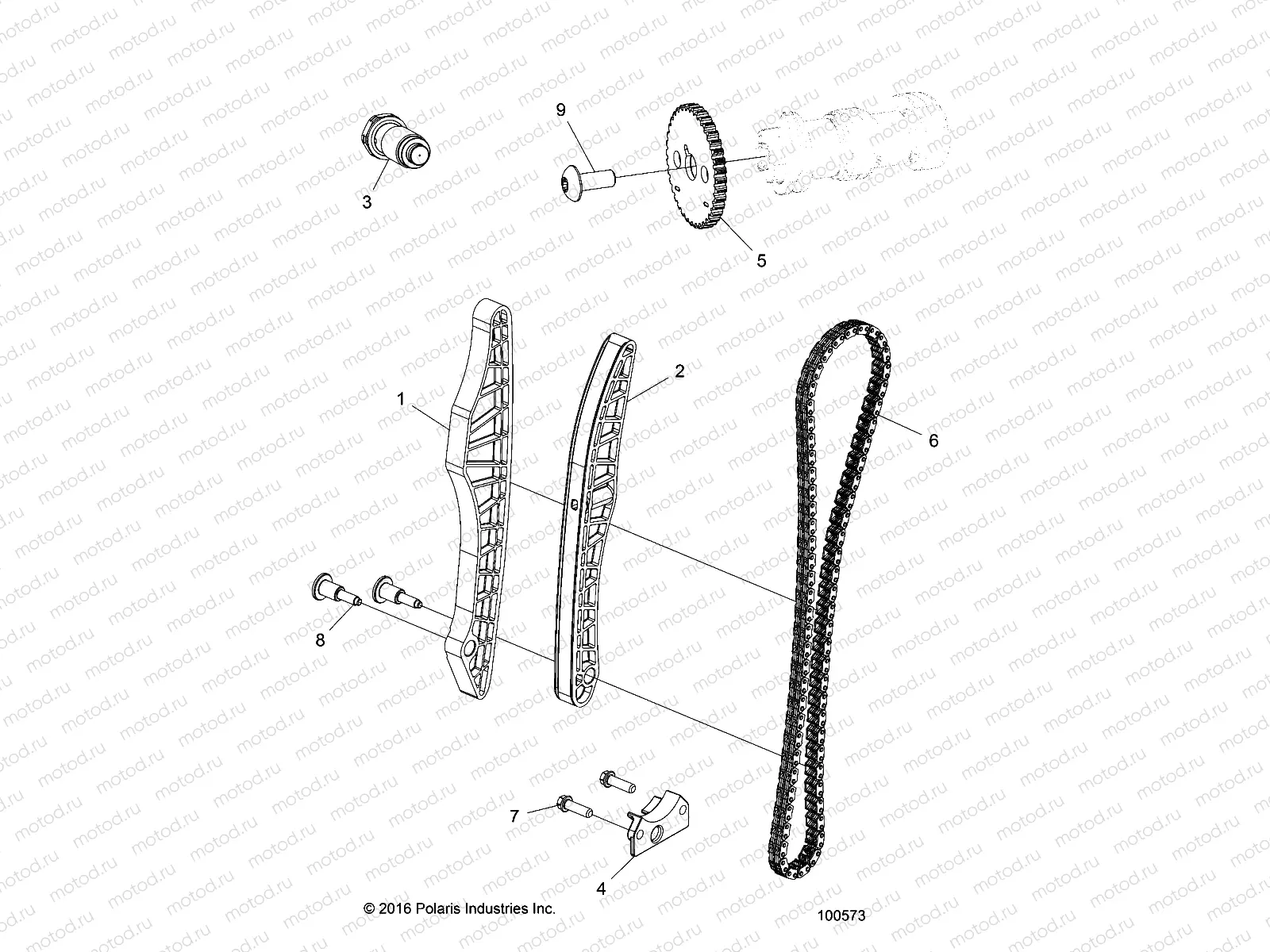 ENGINE | ENGINE, CAM CHAIN and SPROCKET - A18SEA50B1/B5/SEE50B5/B8/SEG50B8