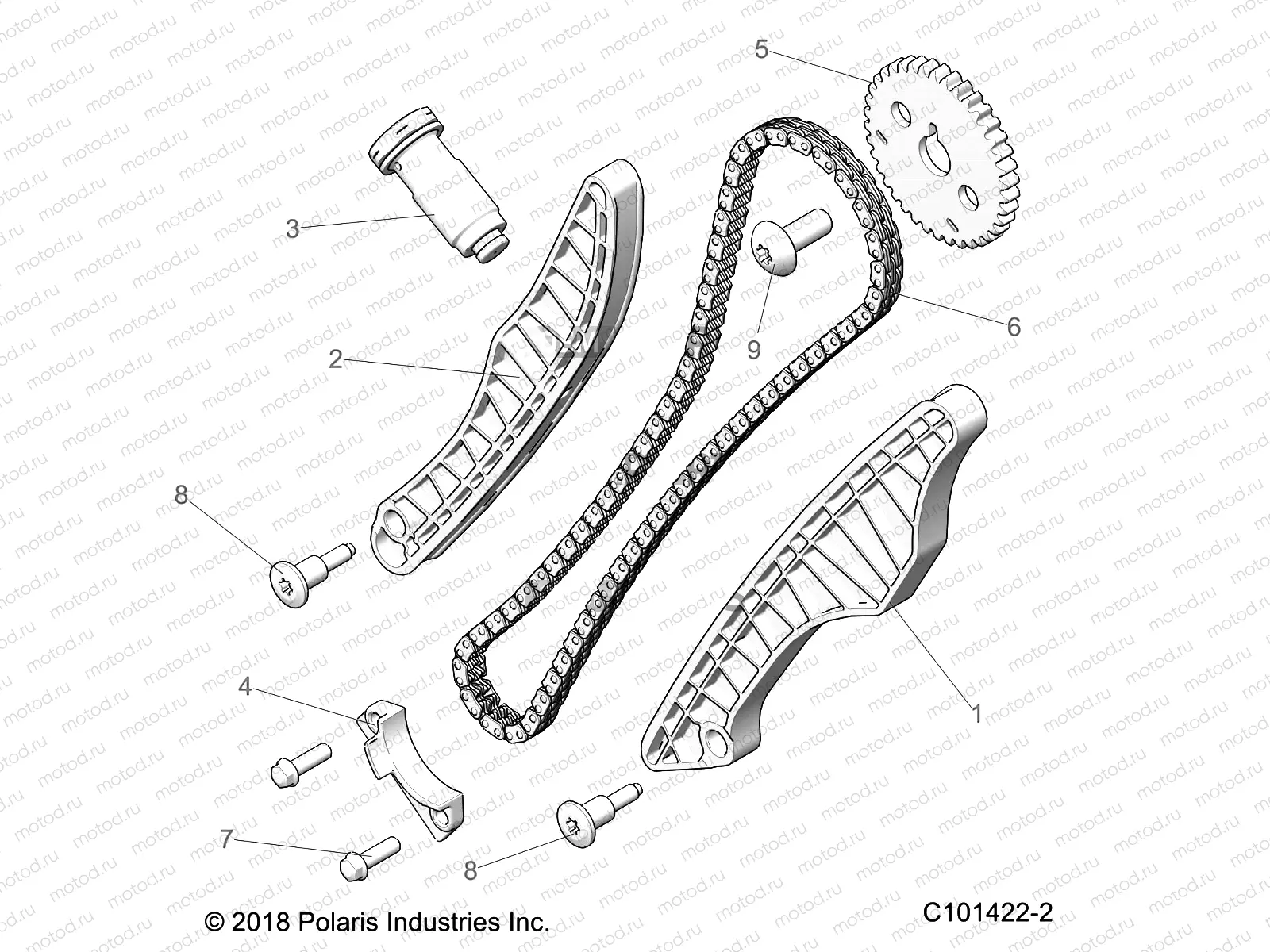 ENGINE | ENGINE, CAM CHAIN and SPROCKET - A19SAA50D5