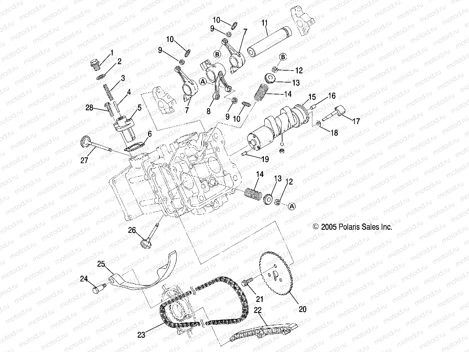 ENGINE | ENGINE, CAMSHAFT and VALVES - R08RB50AA (4999202119920211D13)