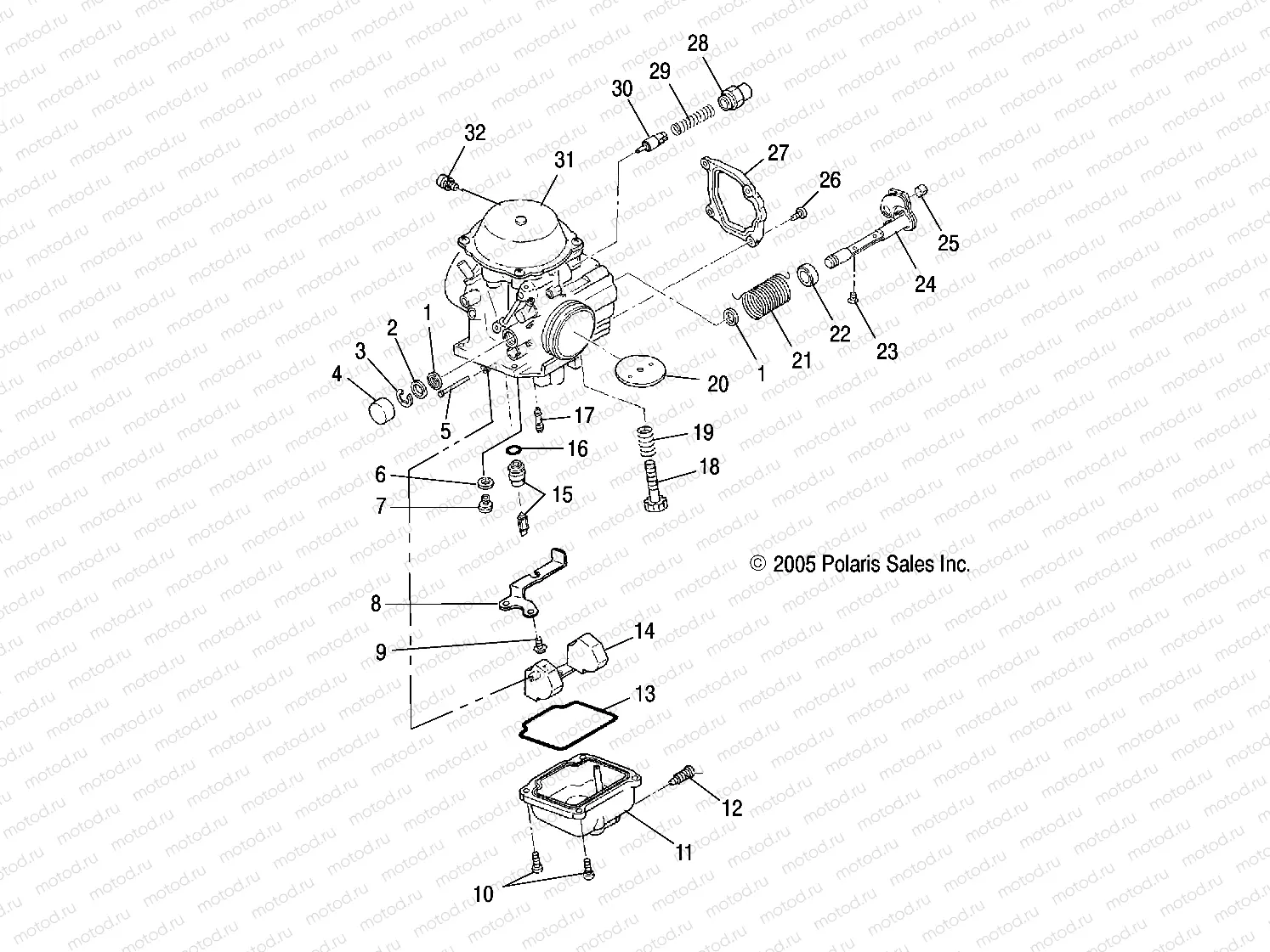 ENGINE | ENGINE, CARBURETOR - A07CL50AA (4999201649920164D08)