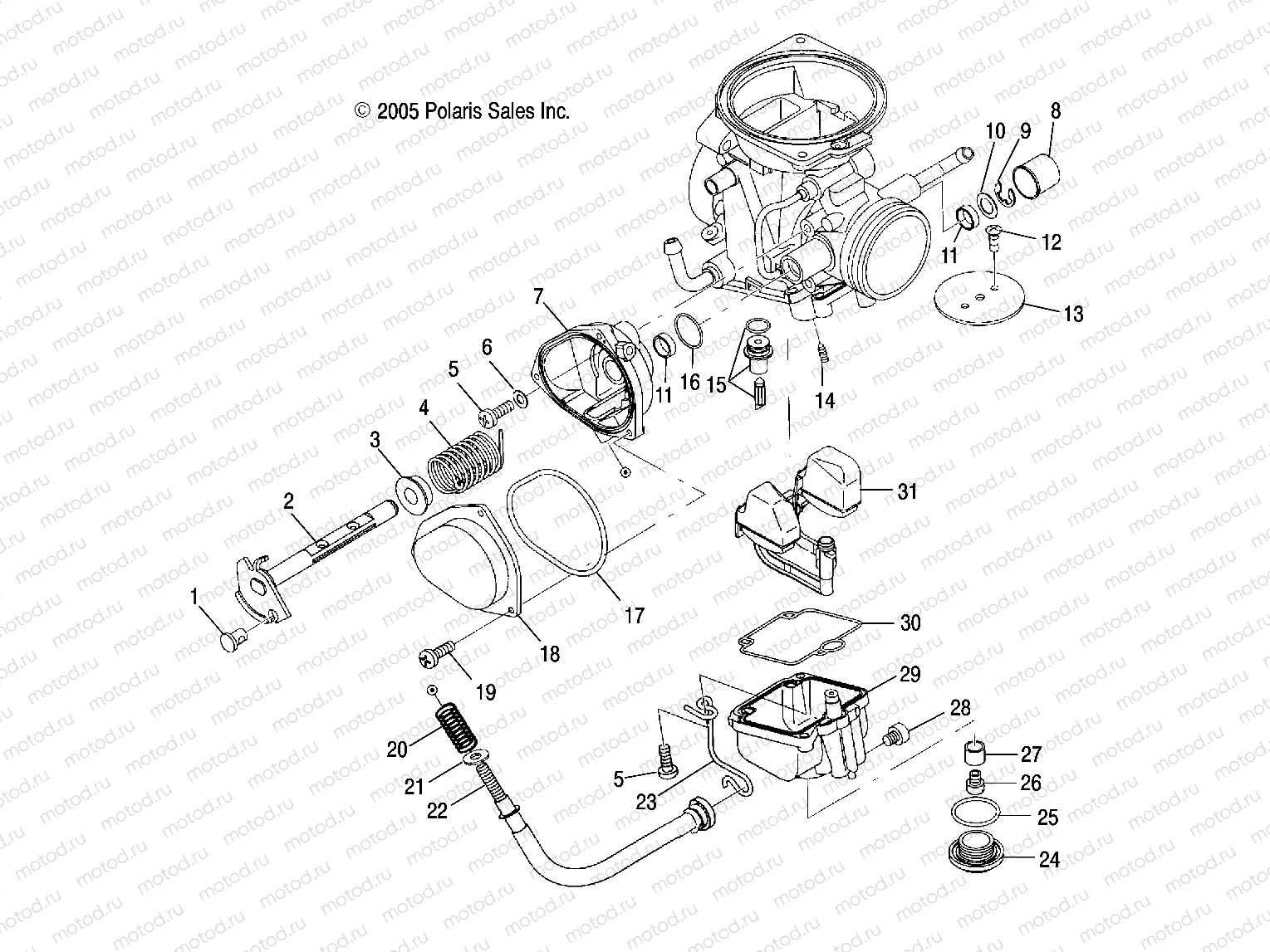 ENGINE | ENGINE, CARBURETOR, LOWER - A11NG50FA (4999201549920154D02)