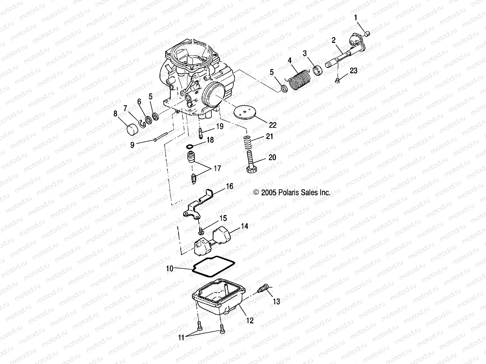 ENGINE | ENGINE, CARBURETOR, LOWER - A14MB46TH (4999200059920005D08)