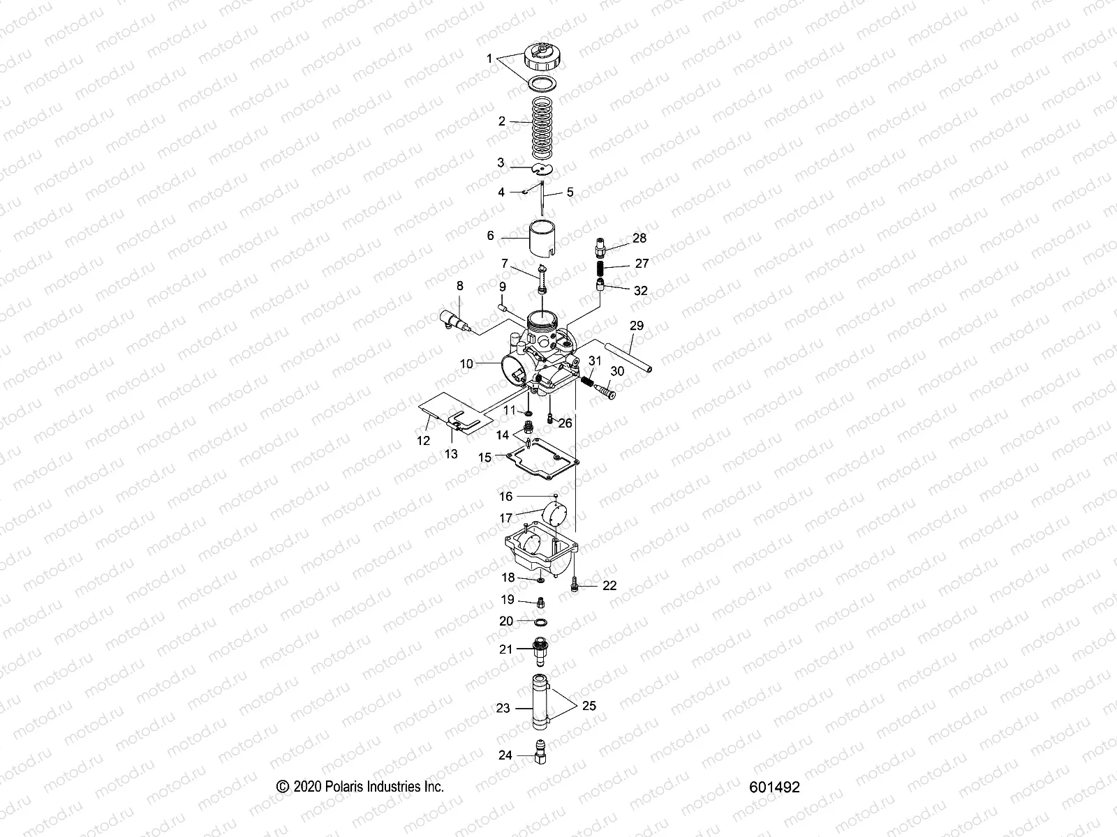 ENGINE | ENGINE, CARBURETOR - S22CBA5TSL (601492)