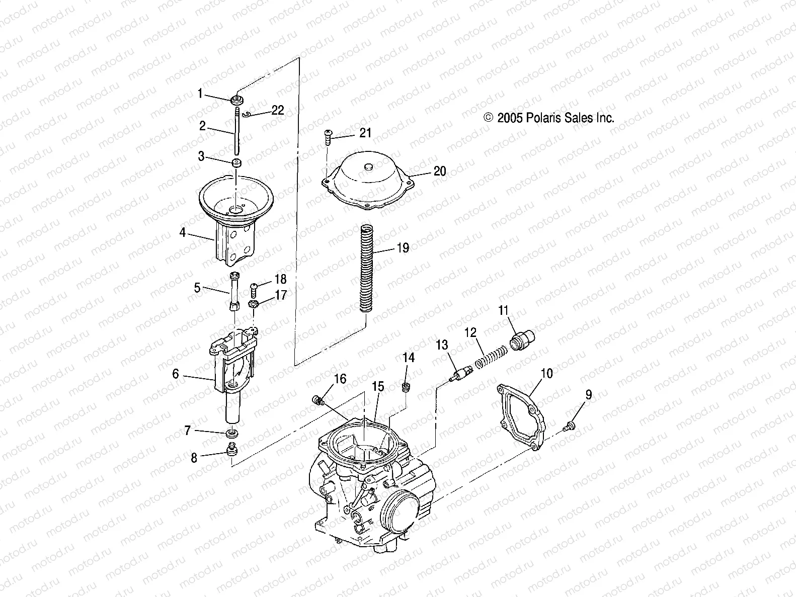 ENGINE | ENGINE, CARBURETOR, UPPER - A13MH46AF/AX/MS46AX (4999200059920005D07)