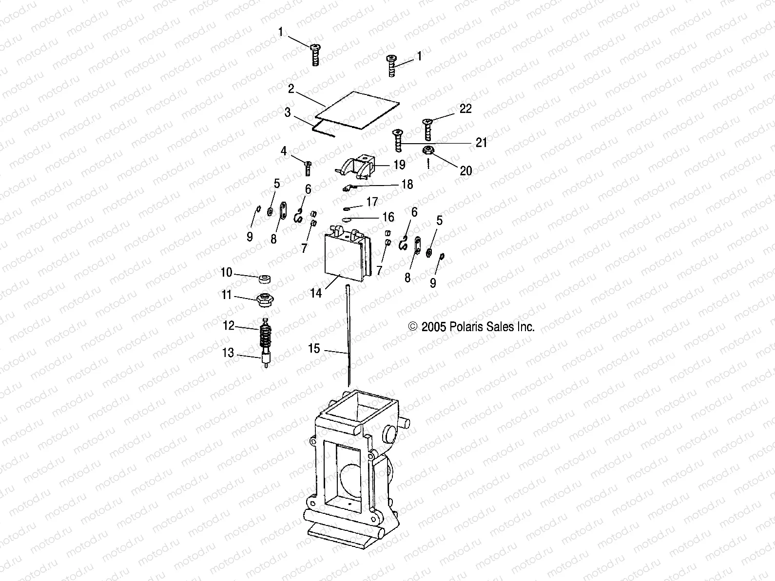 ENGINE | ENGINE, CARBURETOR, UPPER - S20MDX6JSA/6JEA (49SNOWCARBUPPER08600IQ)