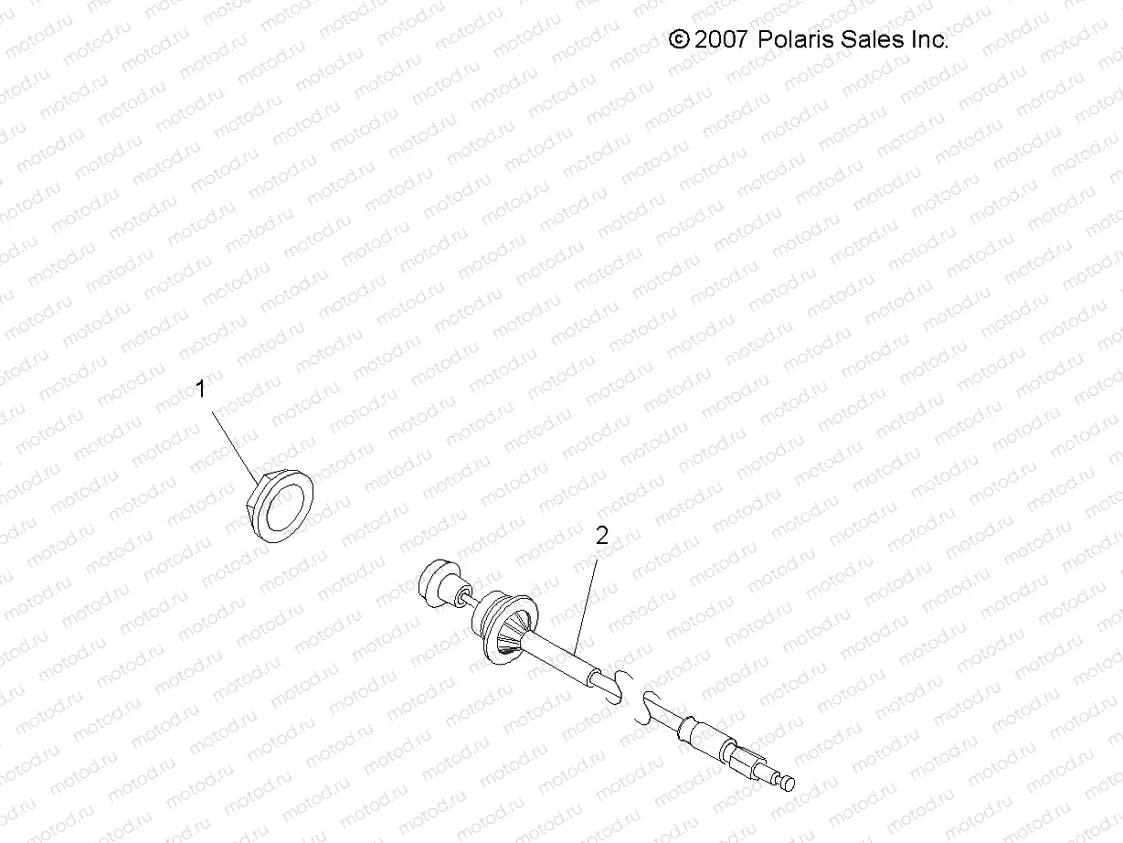 ENGINE | ENGINE, CHOKE CABLE - A09BA32AA (49ATVCABLE08SCRAM)