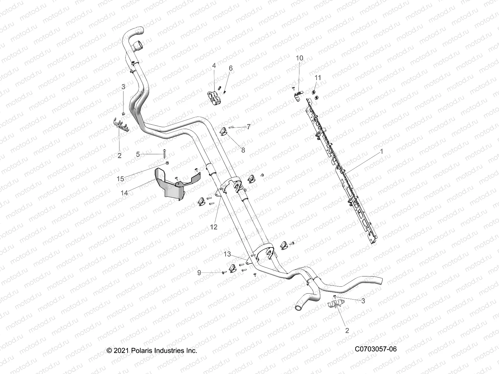 ENGINE | ENGINE, COOLING, HOSE MOUNTING - Z22RGE2KAG/BG/RGK2KAN/BN (C0703057-04)