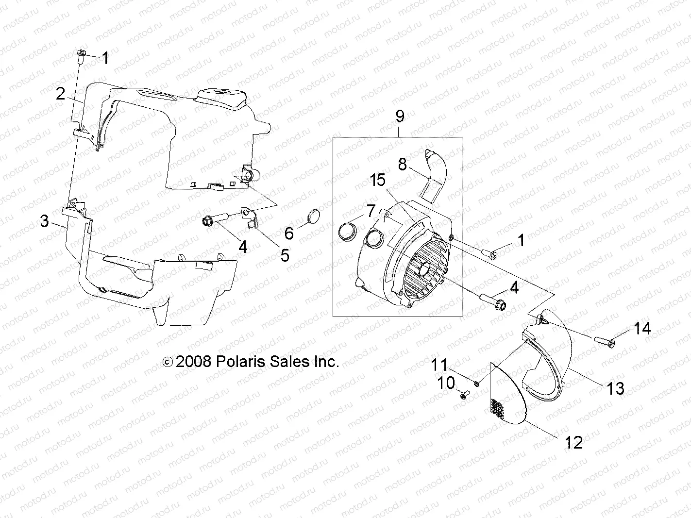 ENGINE | ENGINE, COOLING - R11VA17AA (49RGRCOOL10RZR170)