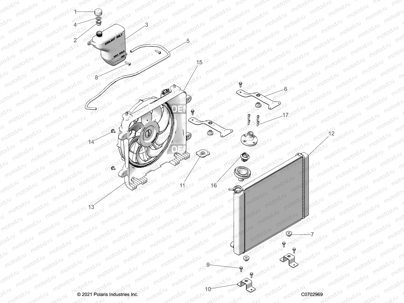 ENGINE | ENGINE, COOLING, RADIATOR - D22P2AD4B4/ED4B4/FD4B4/GD4B4 (C0702969)