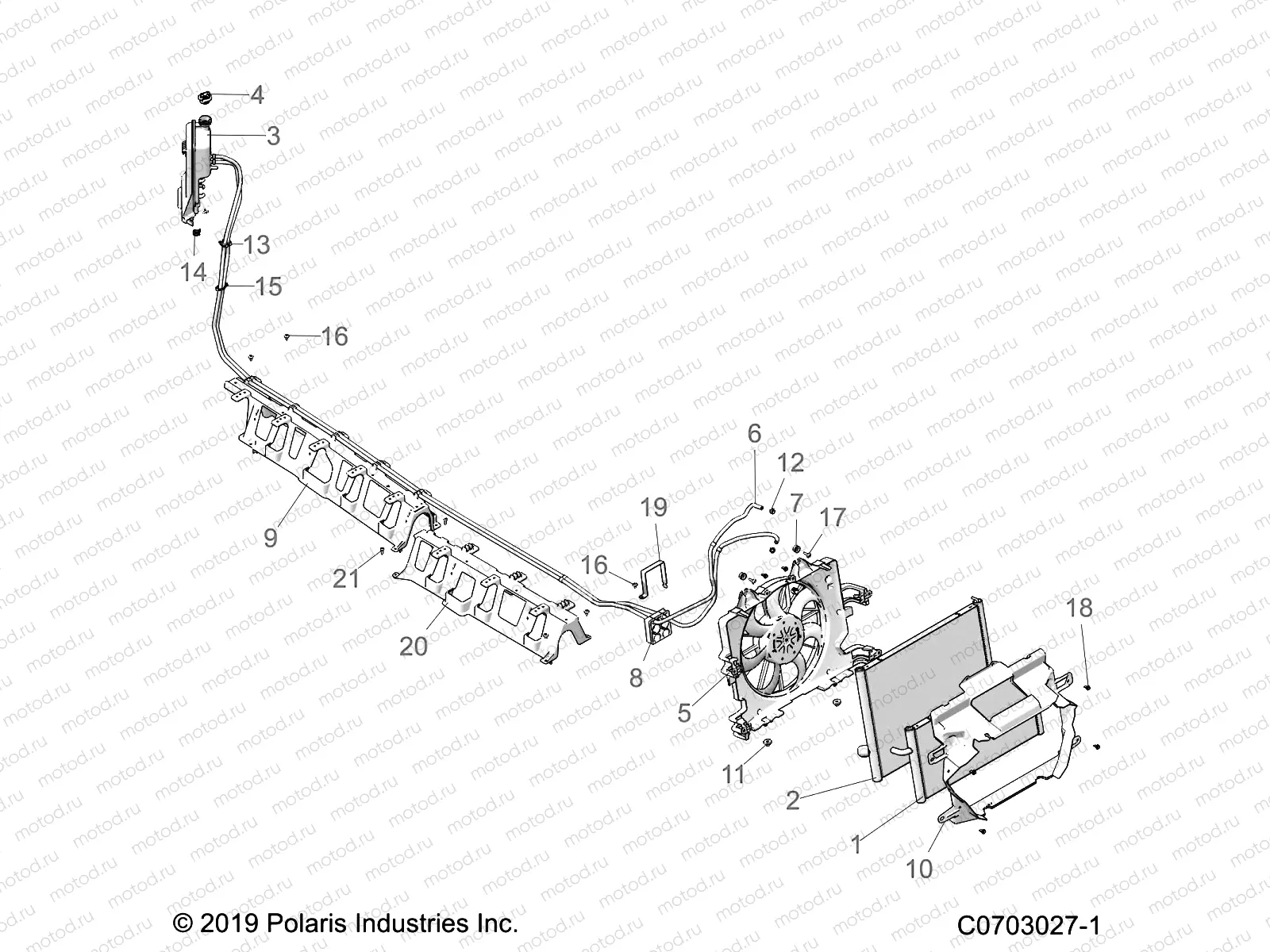 ENGINE | ENGINE, COOLING, RADIATOR - Z22M4U92AP/BP (C0703027-1)