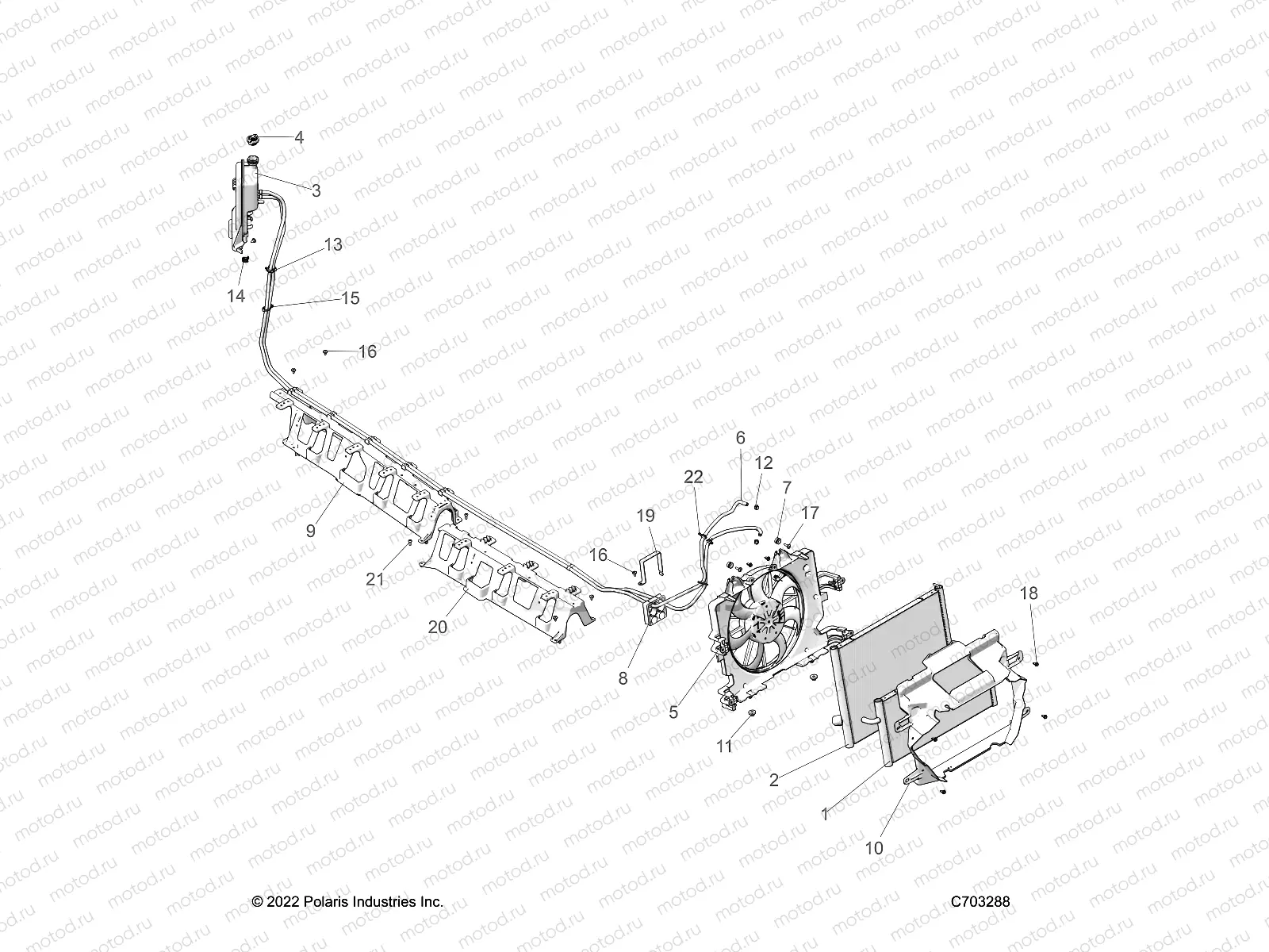 ENGINE | ENGINE, COOLING, RADIATOR - Z23R4D92AK/AS/BK/BS (C703288)