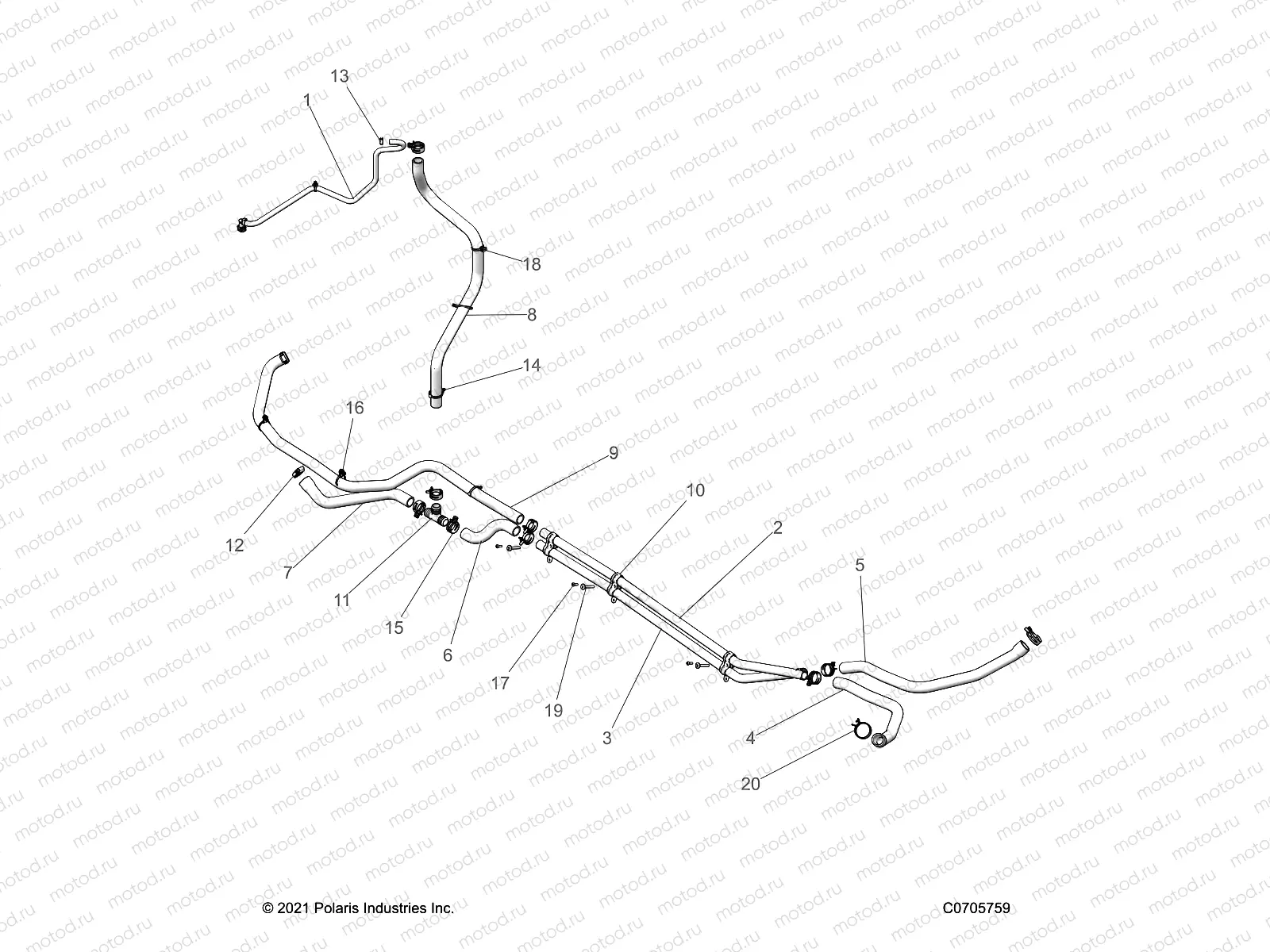 ENGINE | ENGINE, COOLING ROUTING ENGINE - Z22M4E92AD/AG/AJ/BD/BG/BJ (C0705759)