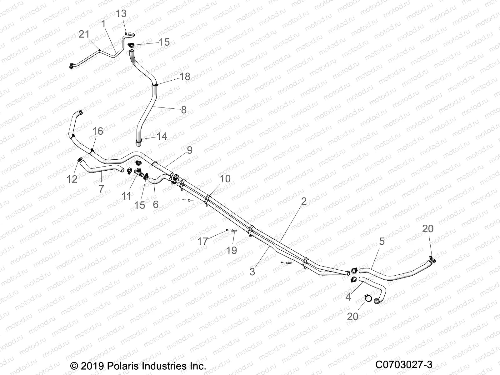 ENGINE | ENGINE, COOLING ROUTING, ENGINE - Z23R4E92A/92B (C0703027-3)