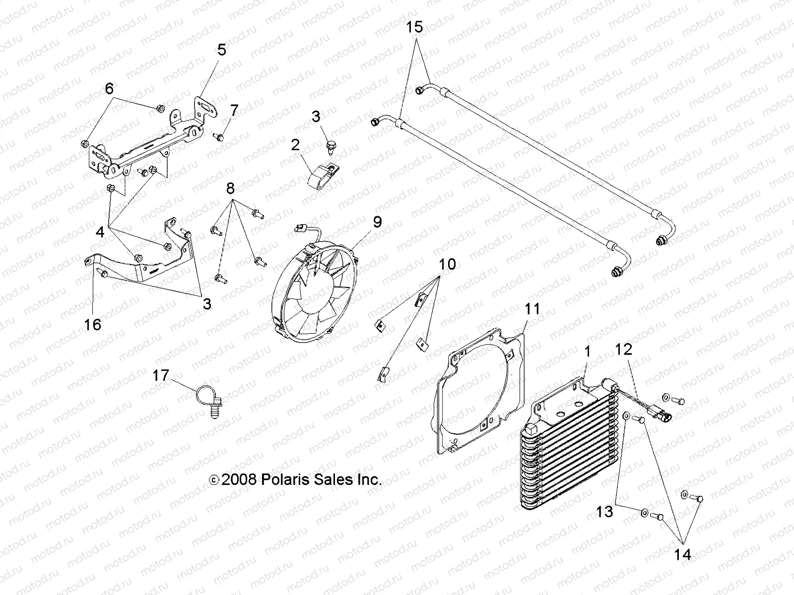 ENGINE | ENGINE, COOLING SYSTEM - A10NA32AA (49ATVCOOL10TBLZR)