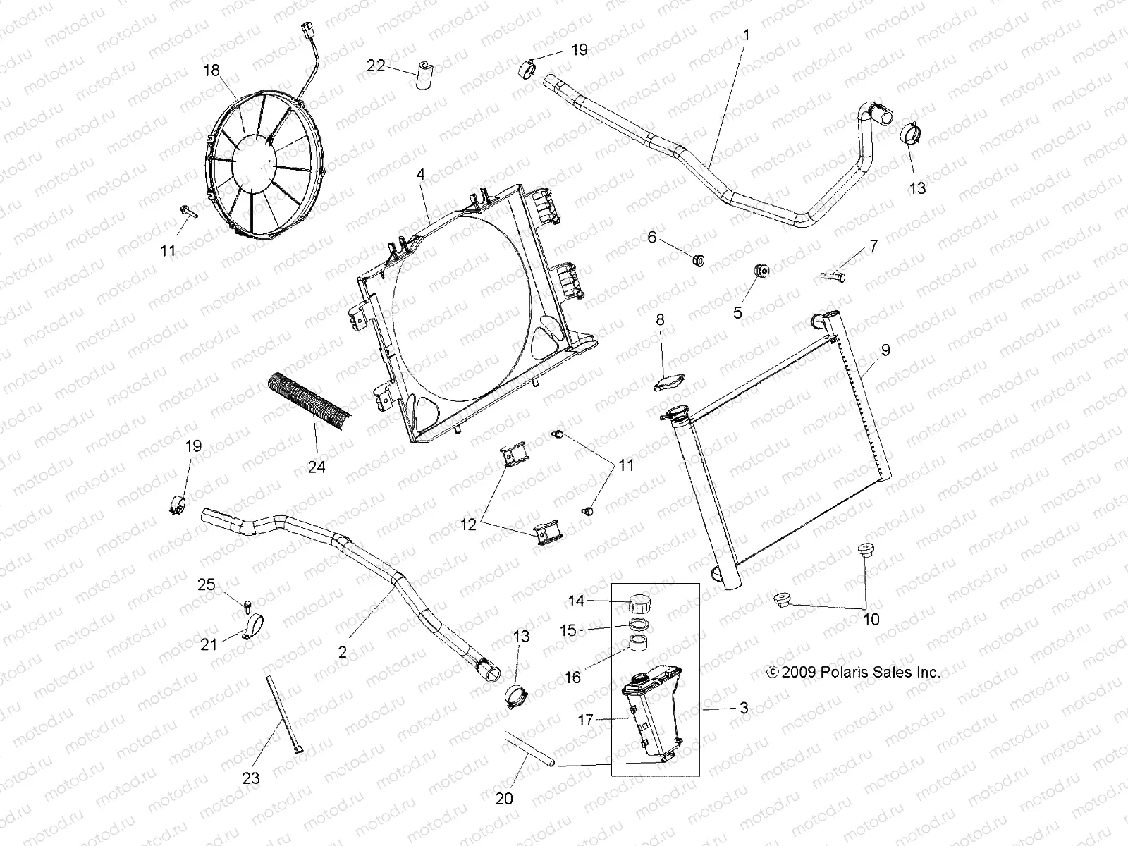 ENGINE | ENGINE, COOLING SYSTEM - A10ZX55AL/AT/AX (49ATVCOOL10SPEPS550)