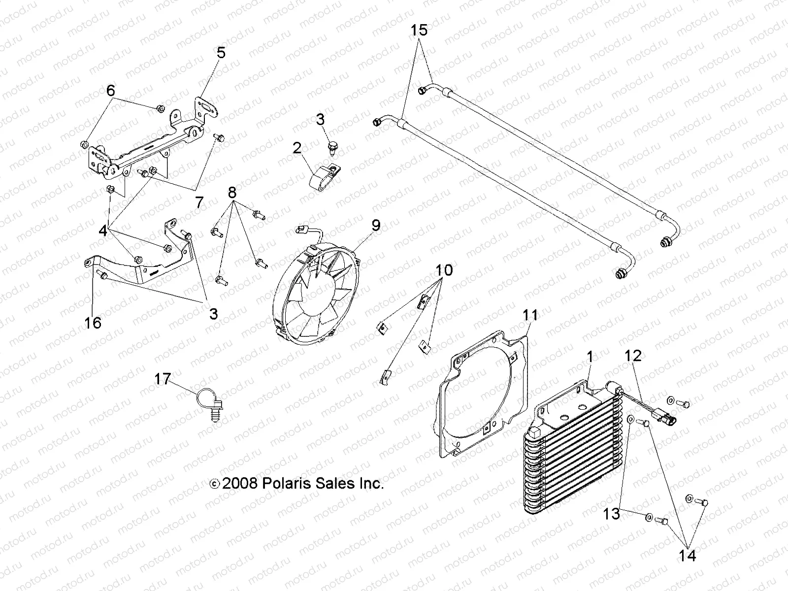 ENGINE | ENGINE, COOLING SYSTEM - A11NA32FA (49ATVCOOL10TBLZRI)